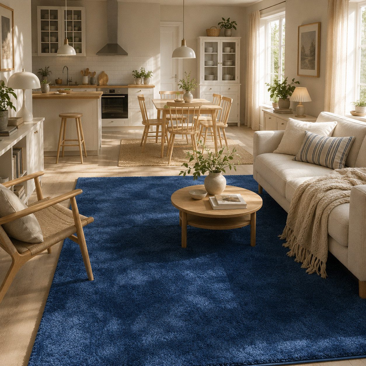Pergamon Hochflor-Teppich Hochflor Langflor Super Soft Teppich Silky, Rechteckig, Höhe: 30 mm