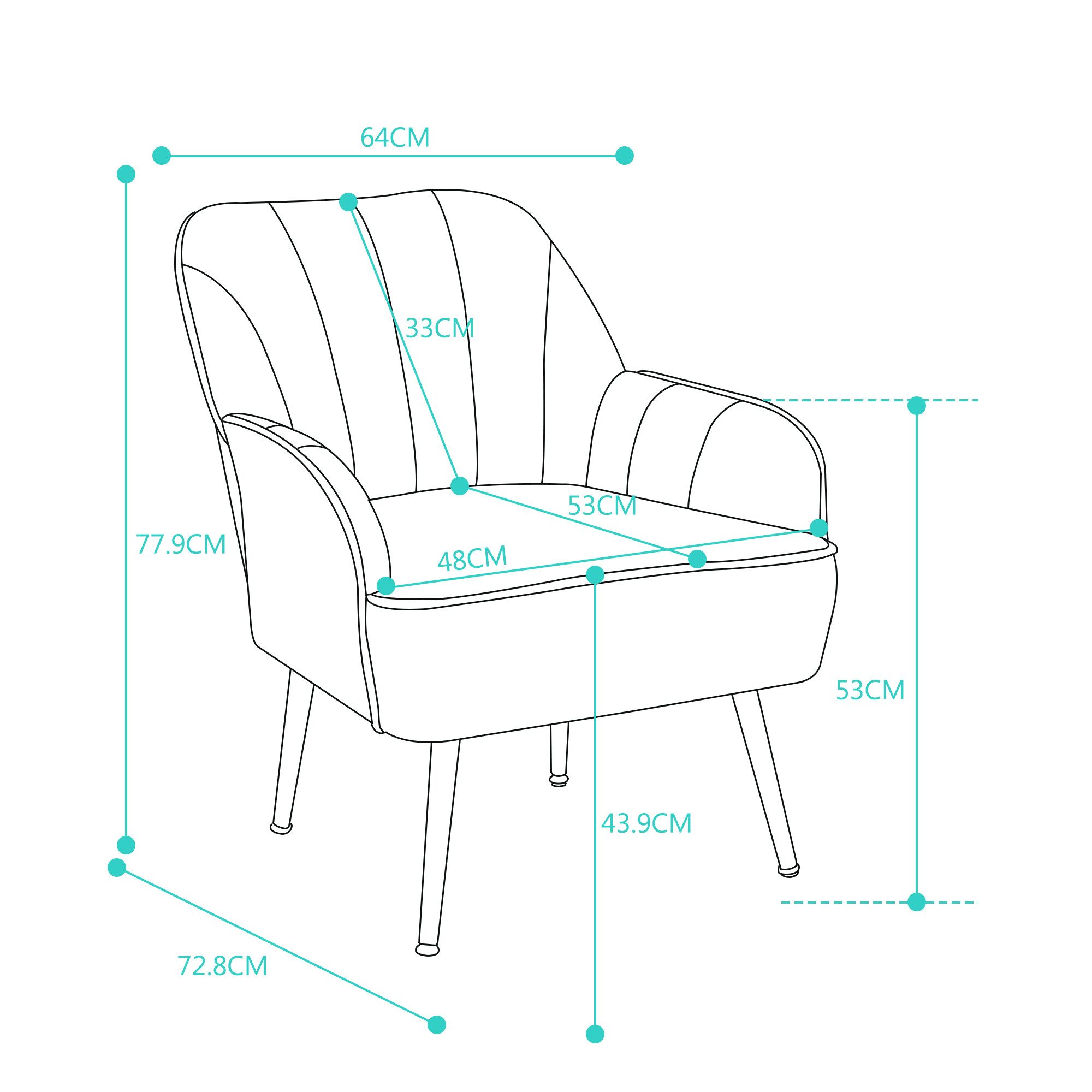 MODFU Loungesessel Einzelsessel,Polstersessel,Fernsehsessel (mit ergonomisc günstig online kaufen