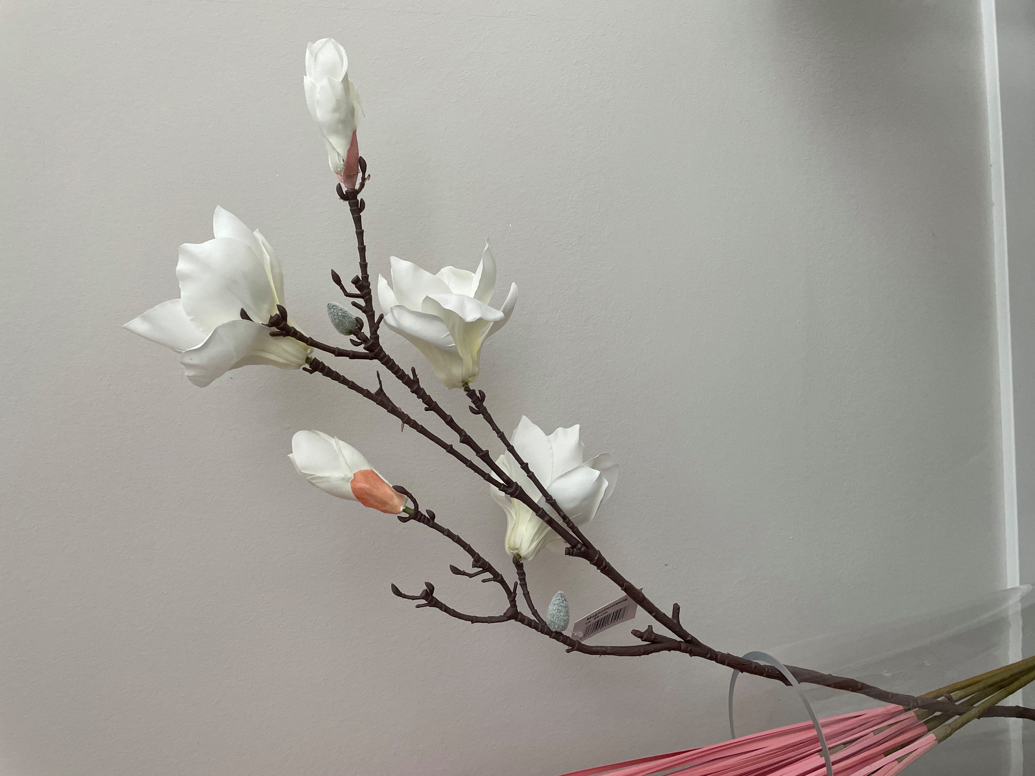 Kunstblume Magnolie (Magnolia), Blütenzweig 2474U