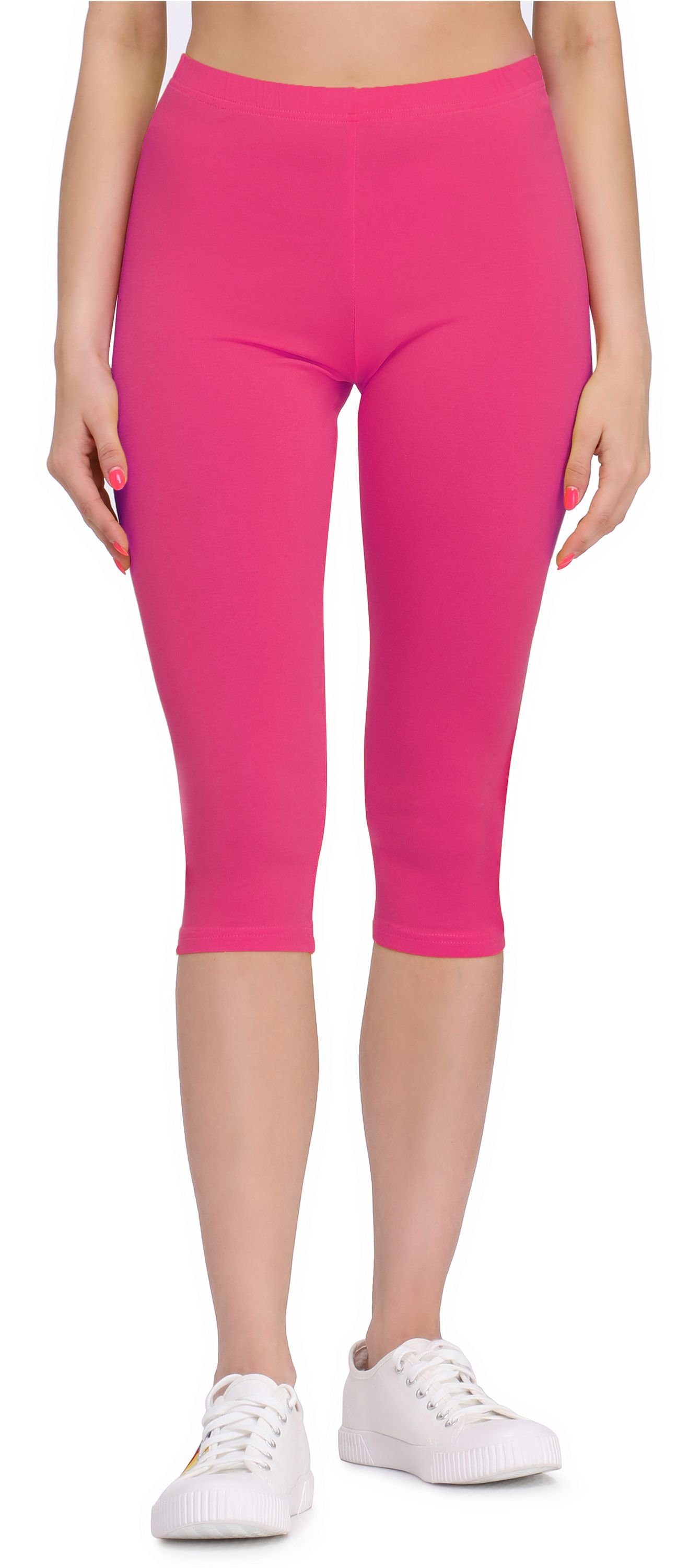 Bellivalini Leggings Damen 3/4 Capri Hose aus Viskose BLV50-148 (1-tlg) aus günstig online kaufen