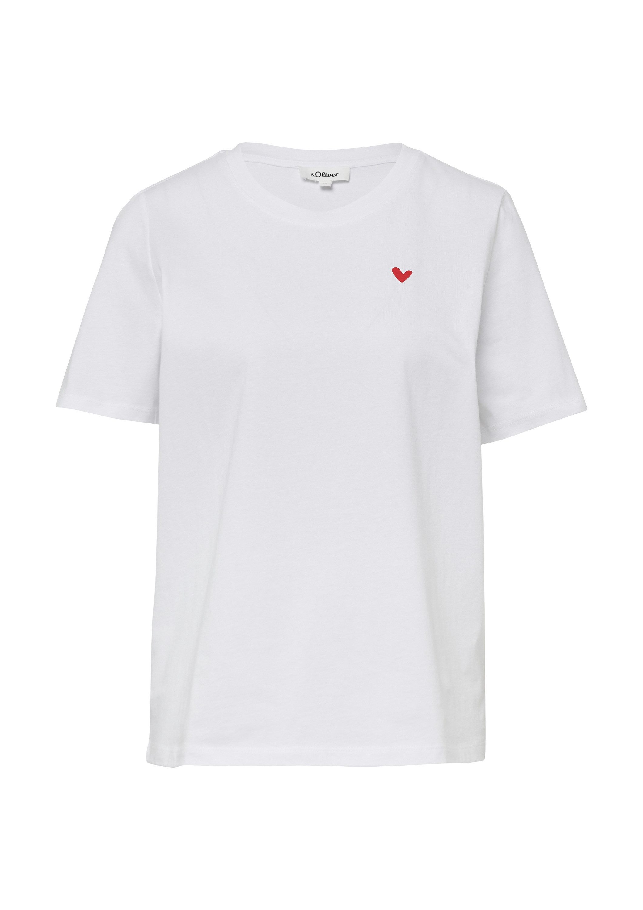 s.Oliver Kurzarmshirt T-Shirt T-Shirt mit Pride-Motiv günstig online kaufen