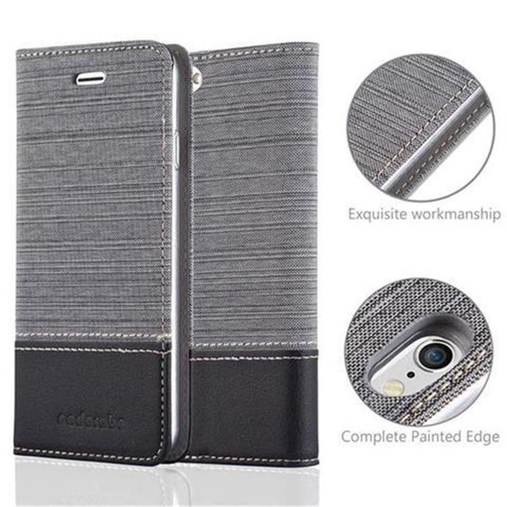 Cadorabo Handyhülle für iPhone 6 / 6S Hülle Apple iPhone 6 / 6S, Klappbare Handy Schutzhülle - Hülle - mit Standfunktion und Kartenfach