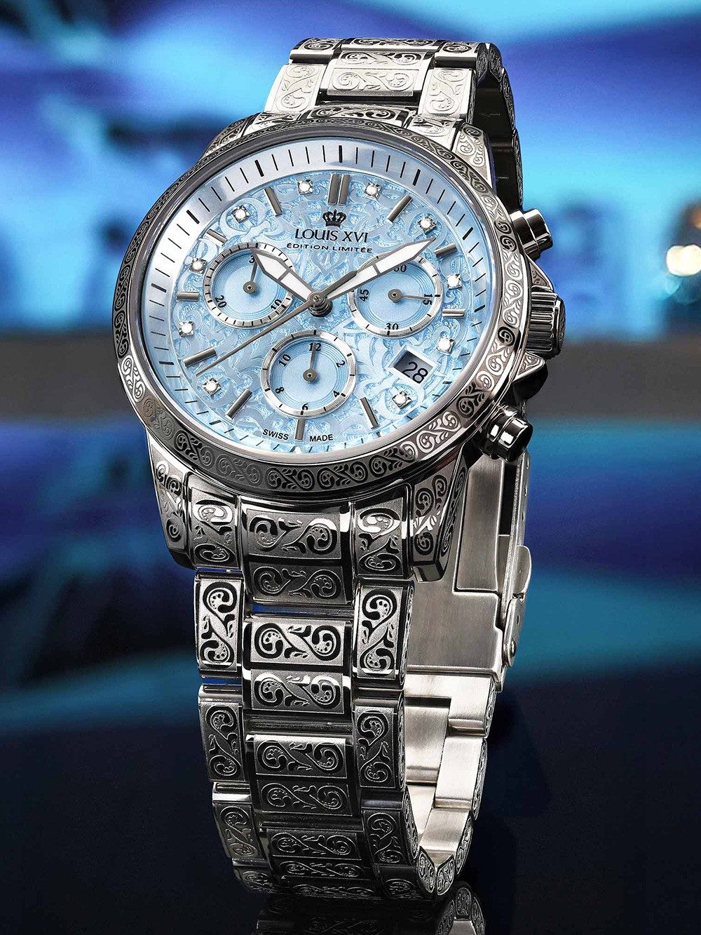 LOUIS XVI Quarzuhr Louis XVI LXVI6023 Damenuhr Palais Royale Chronograph 38 günstig online kaufen