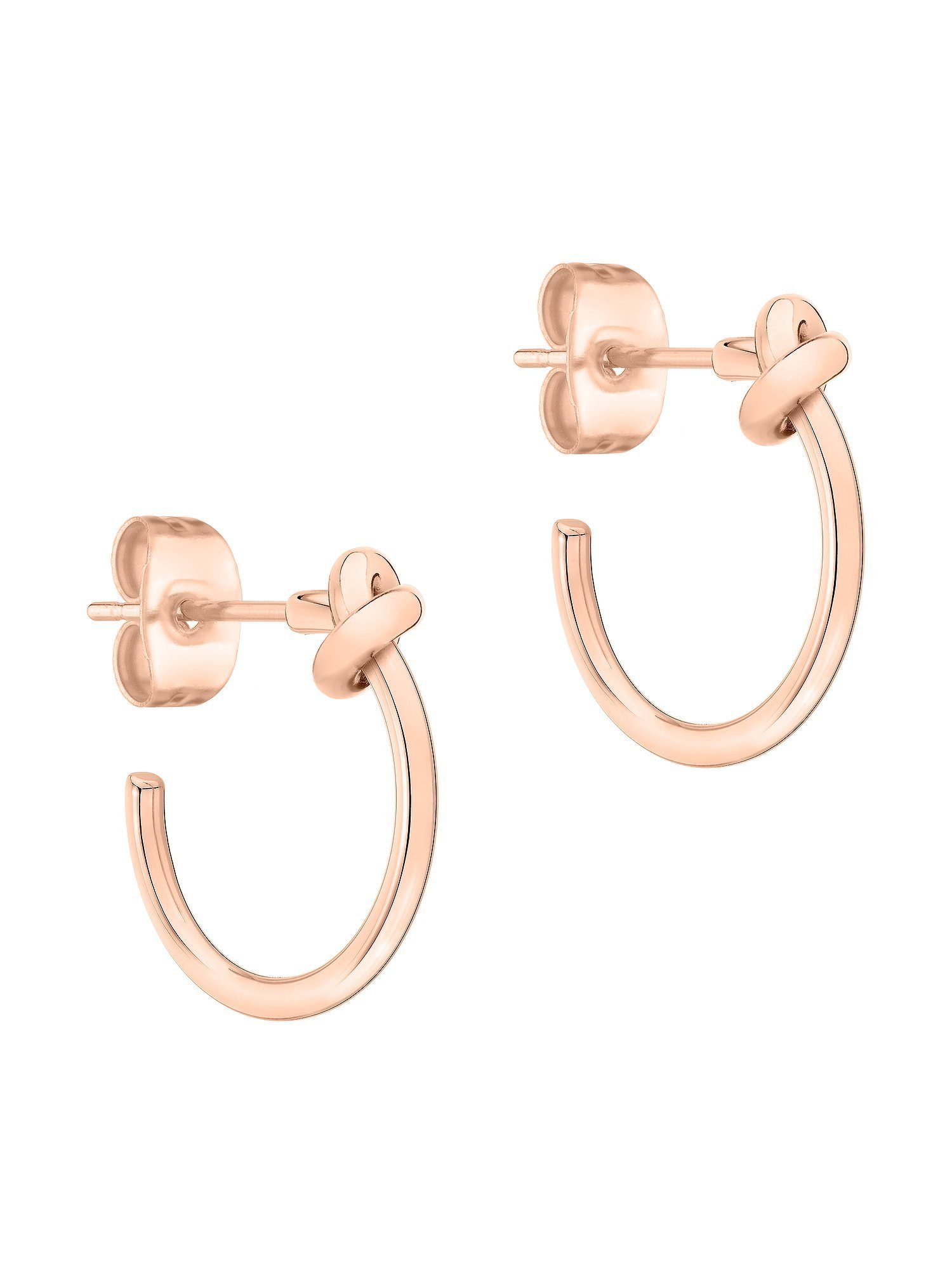 Paar Creolen Liebeskind Damen-Creolen Edelstahl