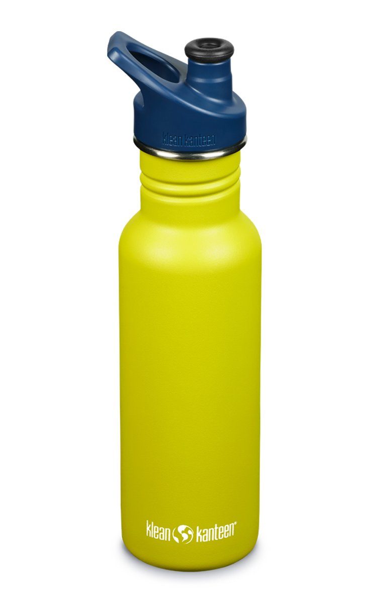 Klean Kanteen Trinkflasche Edelstahl - 532ml Kid Kanteen® mit Sport Cap Green Apple