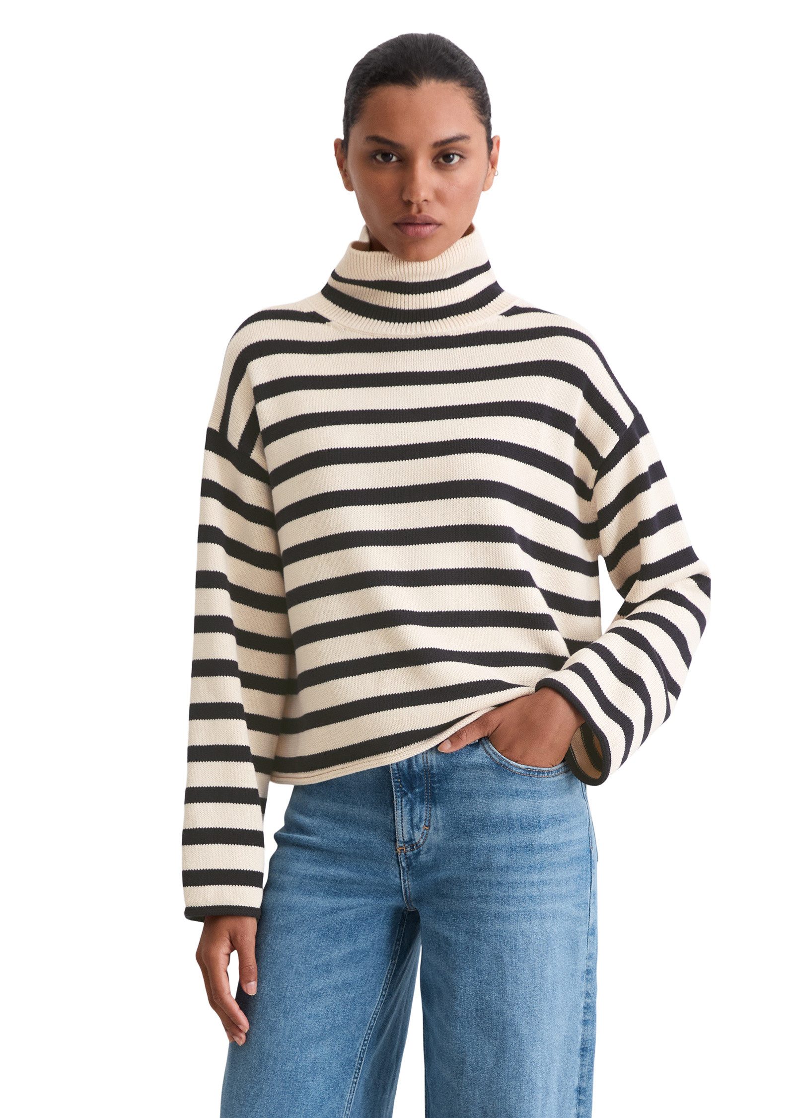 Marc O'Polo Strickpullover aus Heavy Weight Cotton