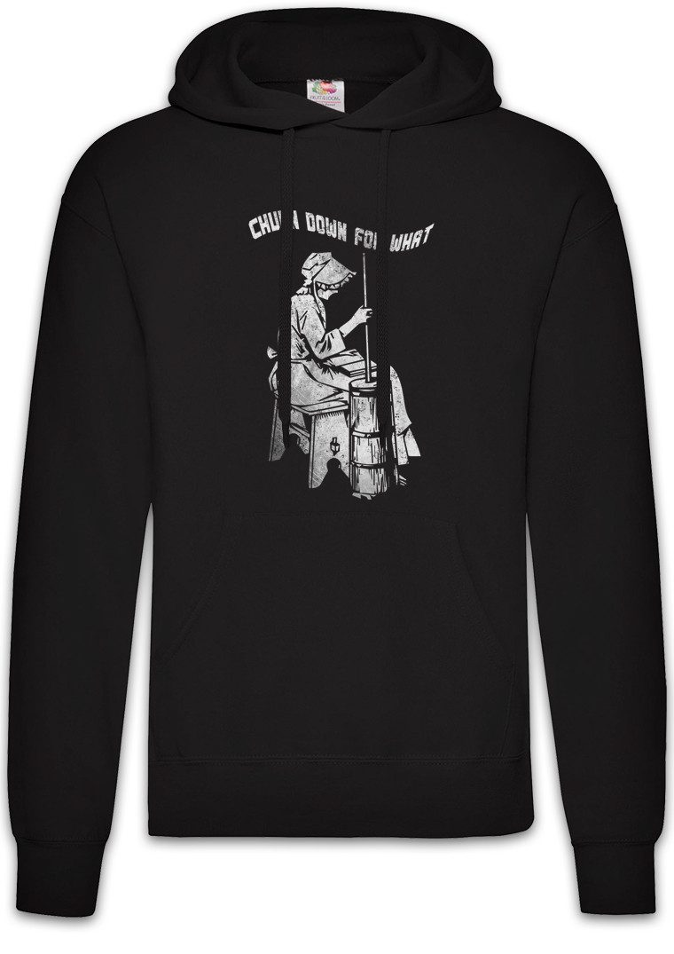 Hoodie Churn Down For What Herren Hoodie Turn Butter Butterfass Schlagen