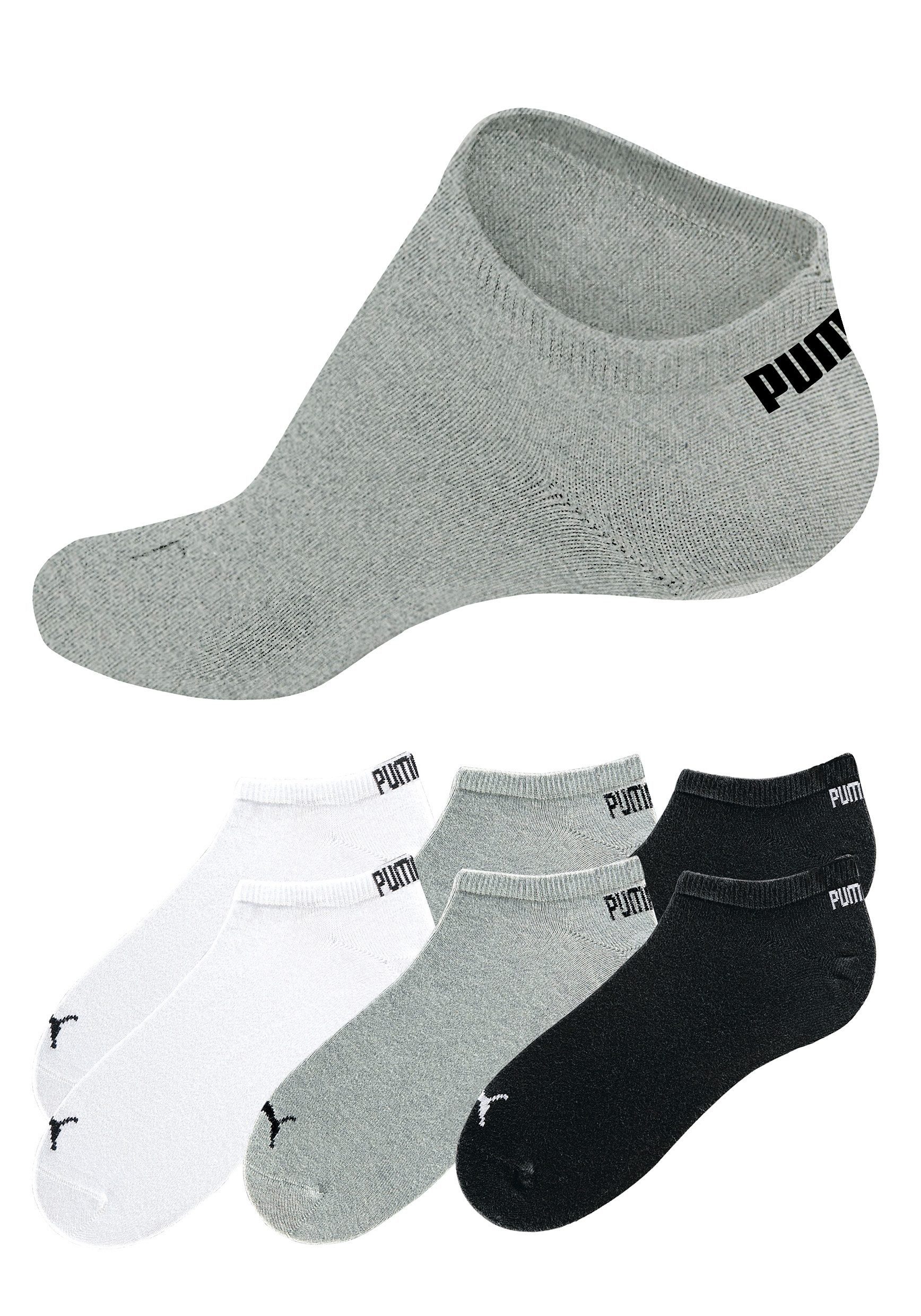 PUMA Sneakersocken (6-Paar) mit eingestricktem Markenlogo günstig online kaufen
