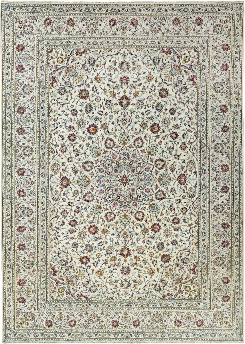 Orientteppich Keshan 247x345 Handgeknüpfter Orientteppich / Perserteppich, Nain Trading, rechteckig, Höhe: 12 mm | Kurzflor-Teppiche