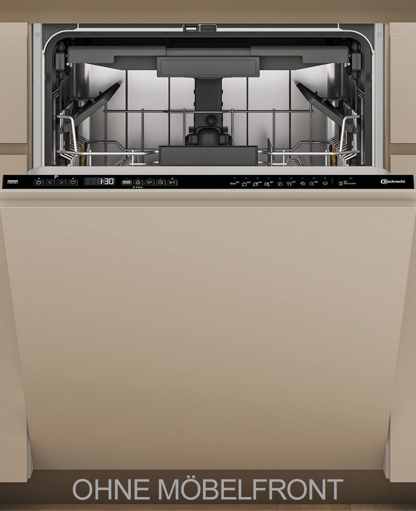 BAUKNECHT vollintegrierbarer Geschirrspüler BK7IPA15BM6L0, 15 Maßgedecke, Besteckschublade, PowerClean Pro, Maxi Space