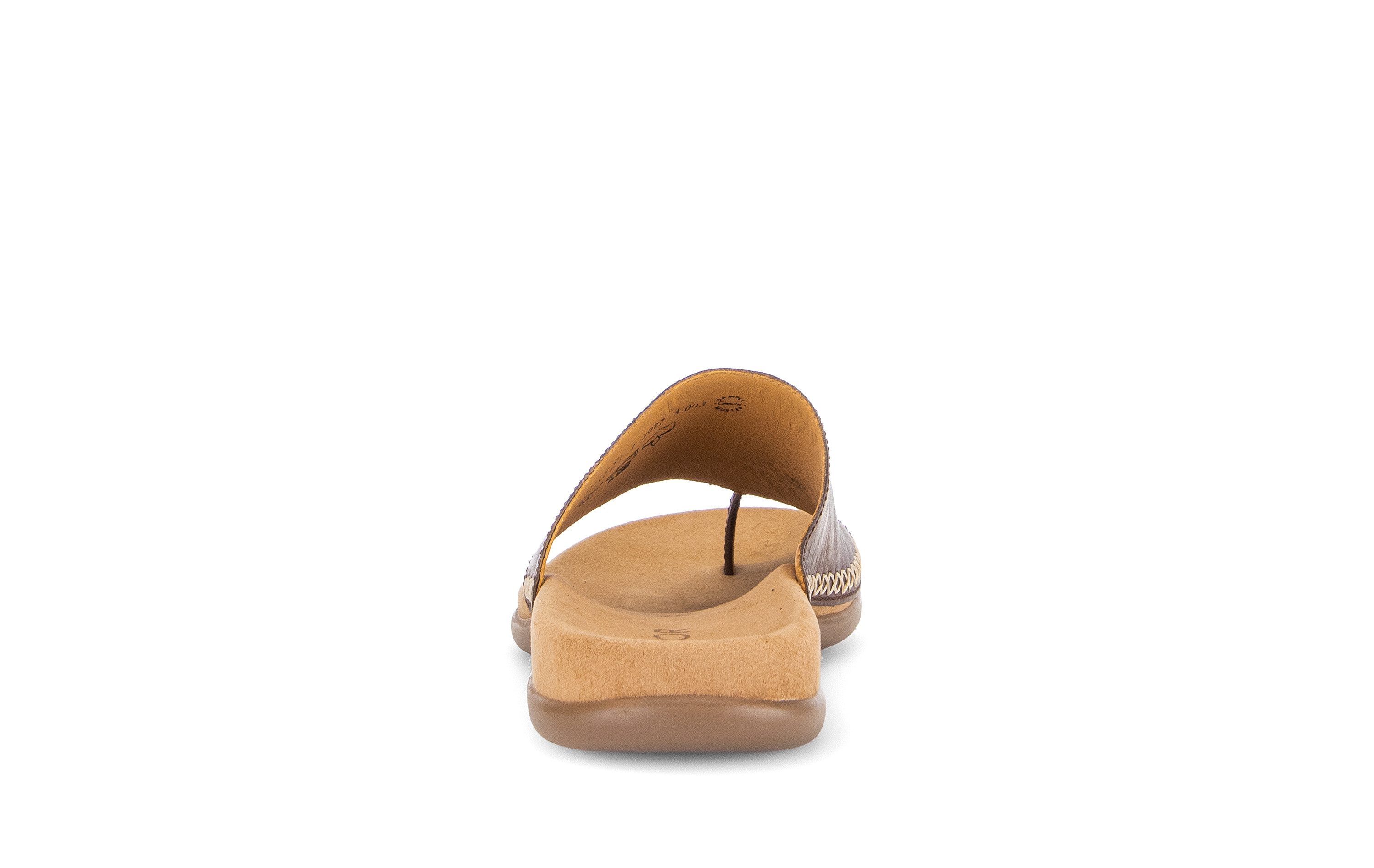 Gabor Zehentrenner Sommerschuh, Schlupfschuh mit modischem Zehenring – Bild 2 von 5