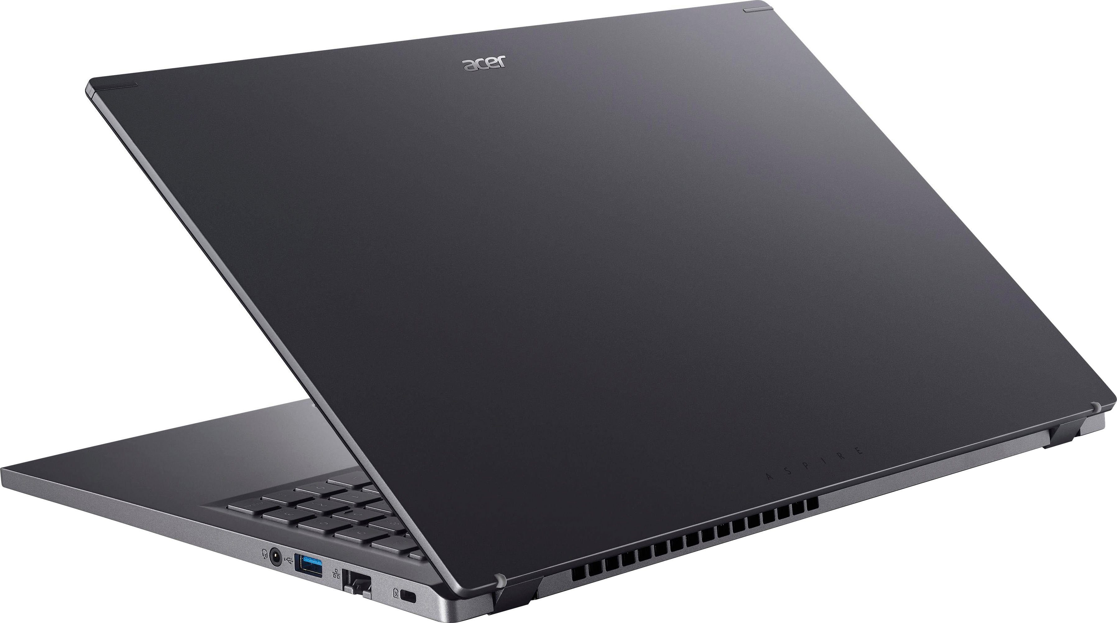 SSD) Notebook Intel Aspire i7 Zoll, (39,62 cm/15,6 5 A515-58M-77G1 Acer Iris 1000 Core GB 1355U, Xe Graphics,