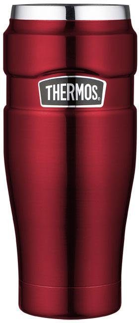 THERMOS Thermobecher Stainless King, Edelstahl, DrinkLock – Verschlusssystem, 100% dicht