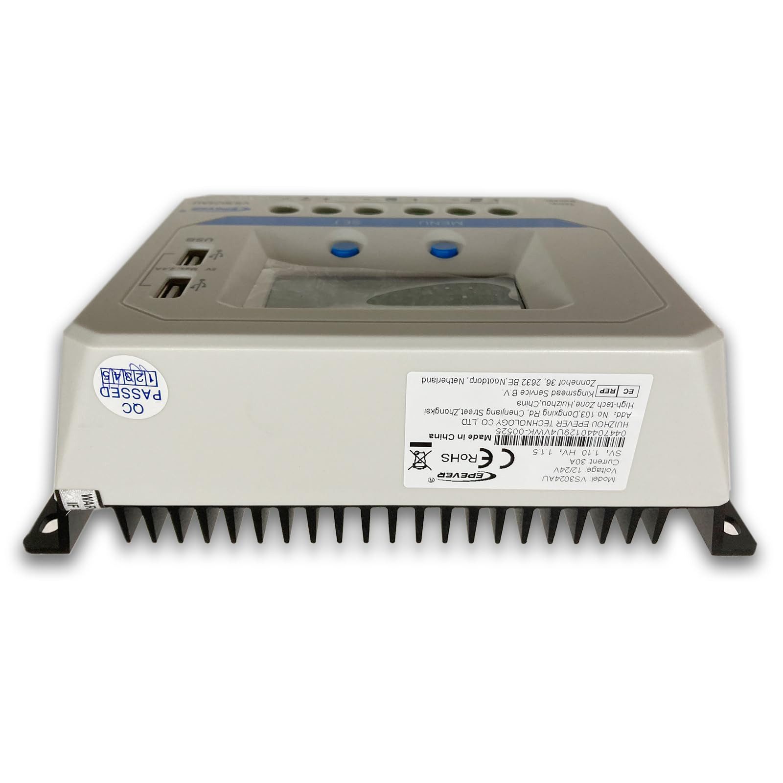 enjoy solar Solarladeregler EPEVER® PWM ViewStar AU Serie 10A-60A, 12V/24VDC, ViewStar AU Serie 10-60A für Systemspannungen von 12V bis 24Volt – Bild 5 von 5