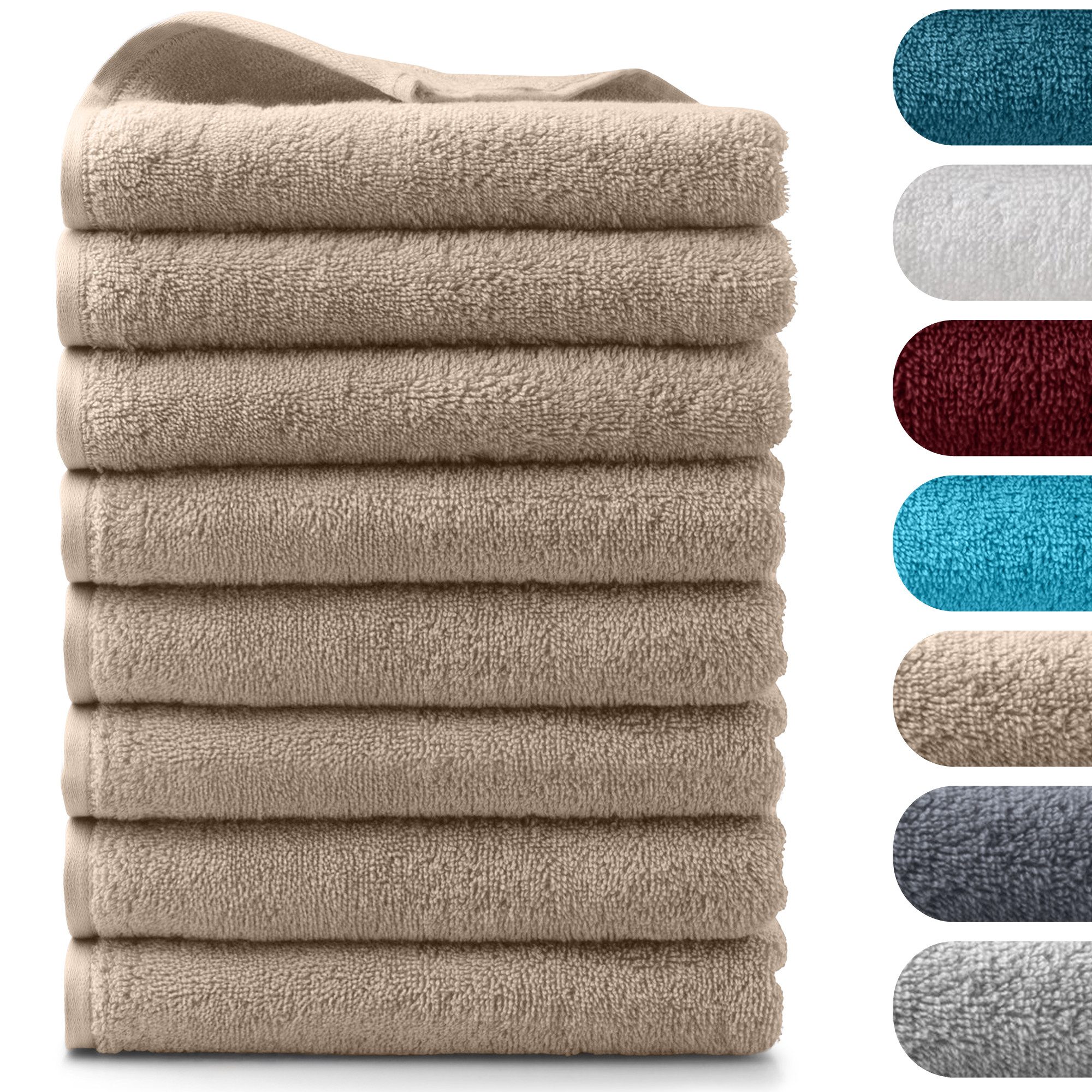 BARBONS Handtücher Set – 8-tlg Handtuch günstig online kaufen