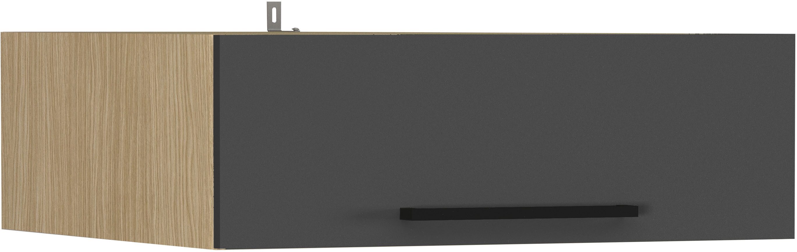 KOCHSTATION Aufsatzschrank Luna, Hängeschrank, Küchenhängeschrank, Made in Italy B/T/H: 60×60×20 cm, zusätzlicher Stauraum über der Arbeitsfläche