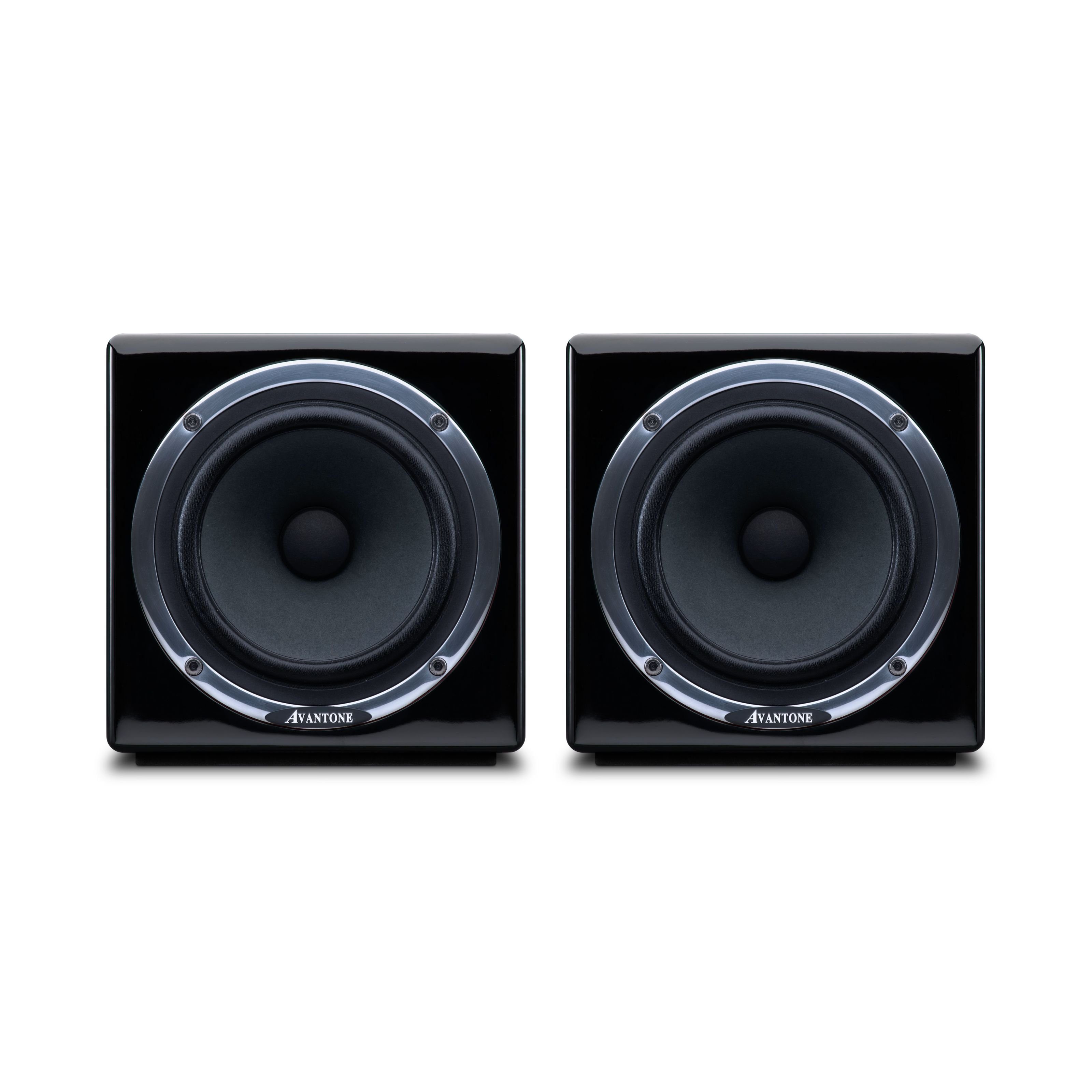 Avantone Lautsprecher (MixCubes Active Black Paar - Aktiver Studiomonitor)