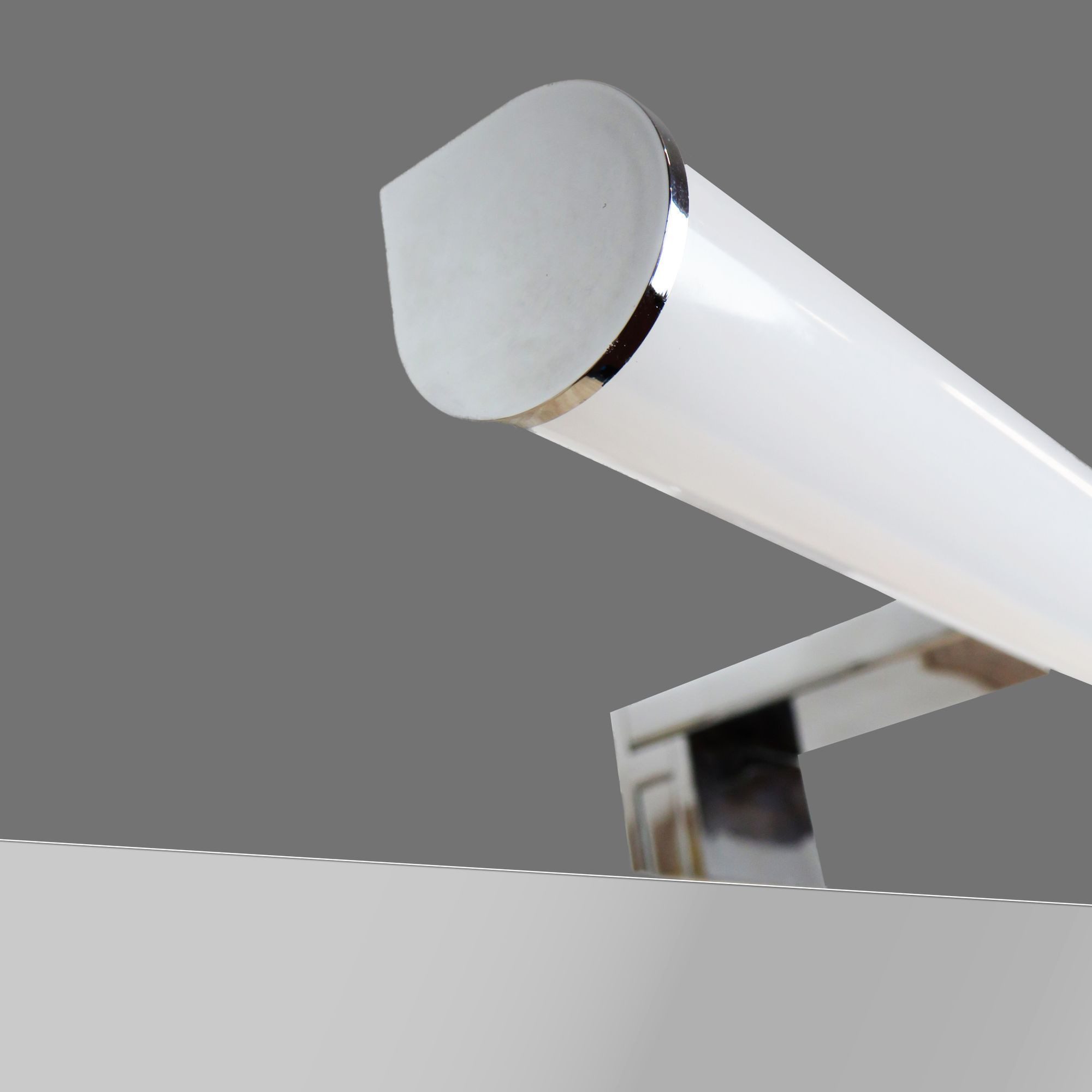 kalb LED Spiegelleuchte LED 600mm Aufbauleuchte 230V Badezimmer Leuchte verchromt, 600mm neutralweiss, neutralweiß – Bild 3 von 5