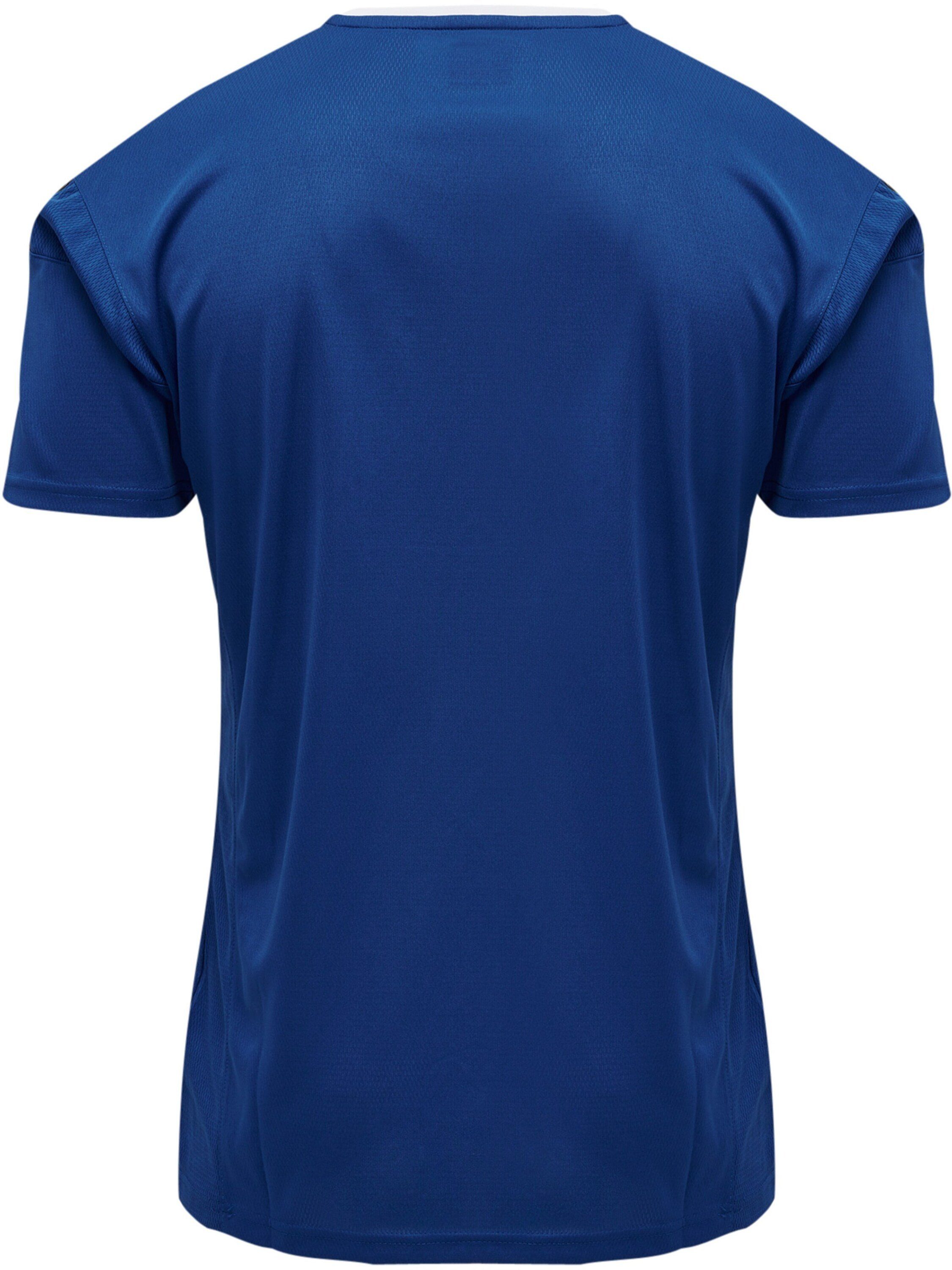 hummel T-Shirt (1-tlg) blauweiss