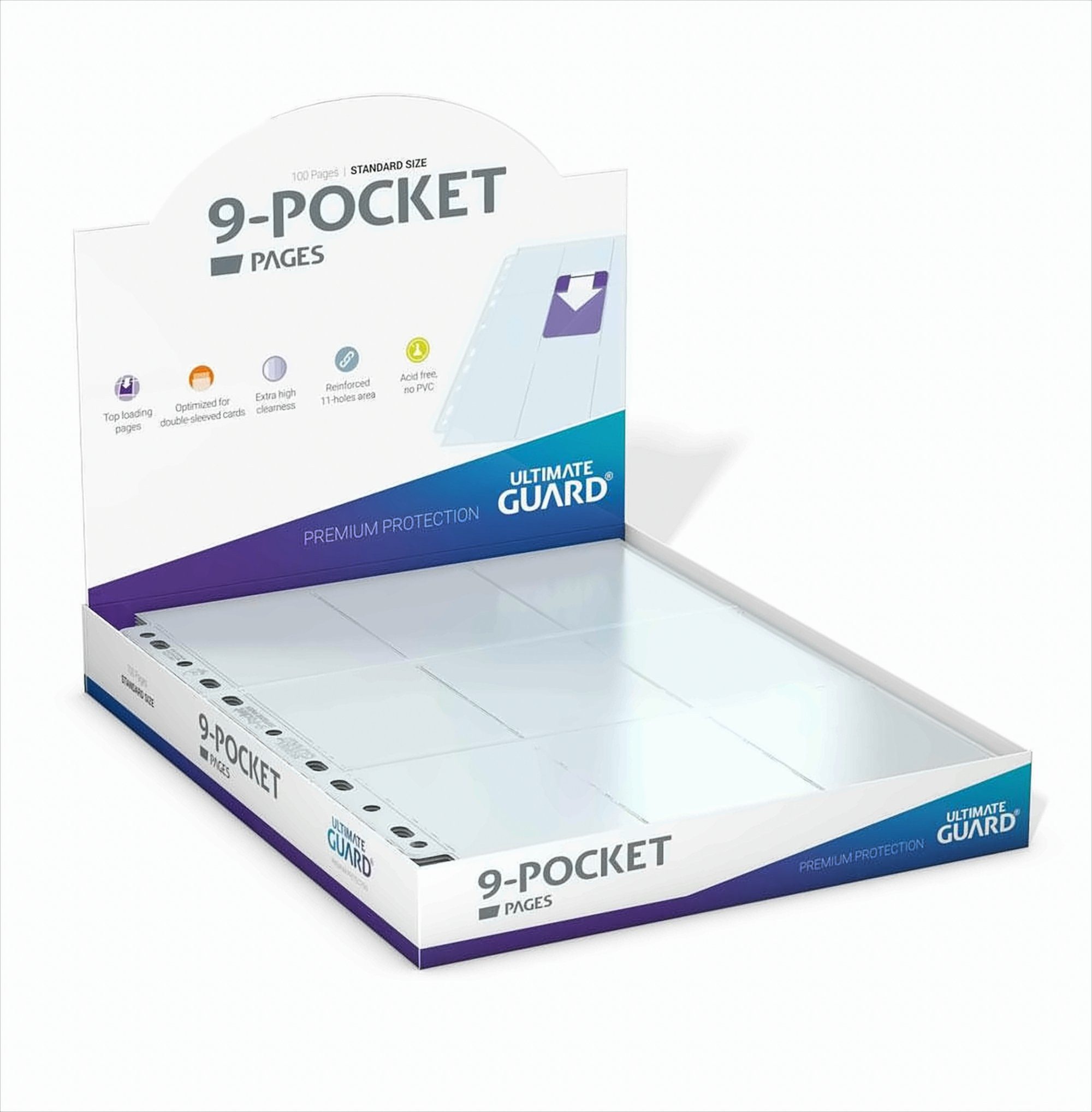 heo Sammelkarte UG 9-Pocket Pages Standard Clear (100 ct)