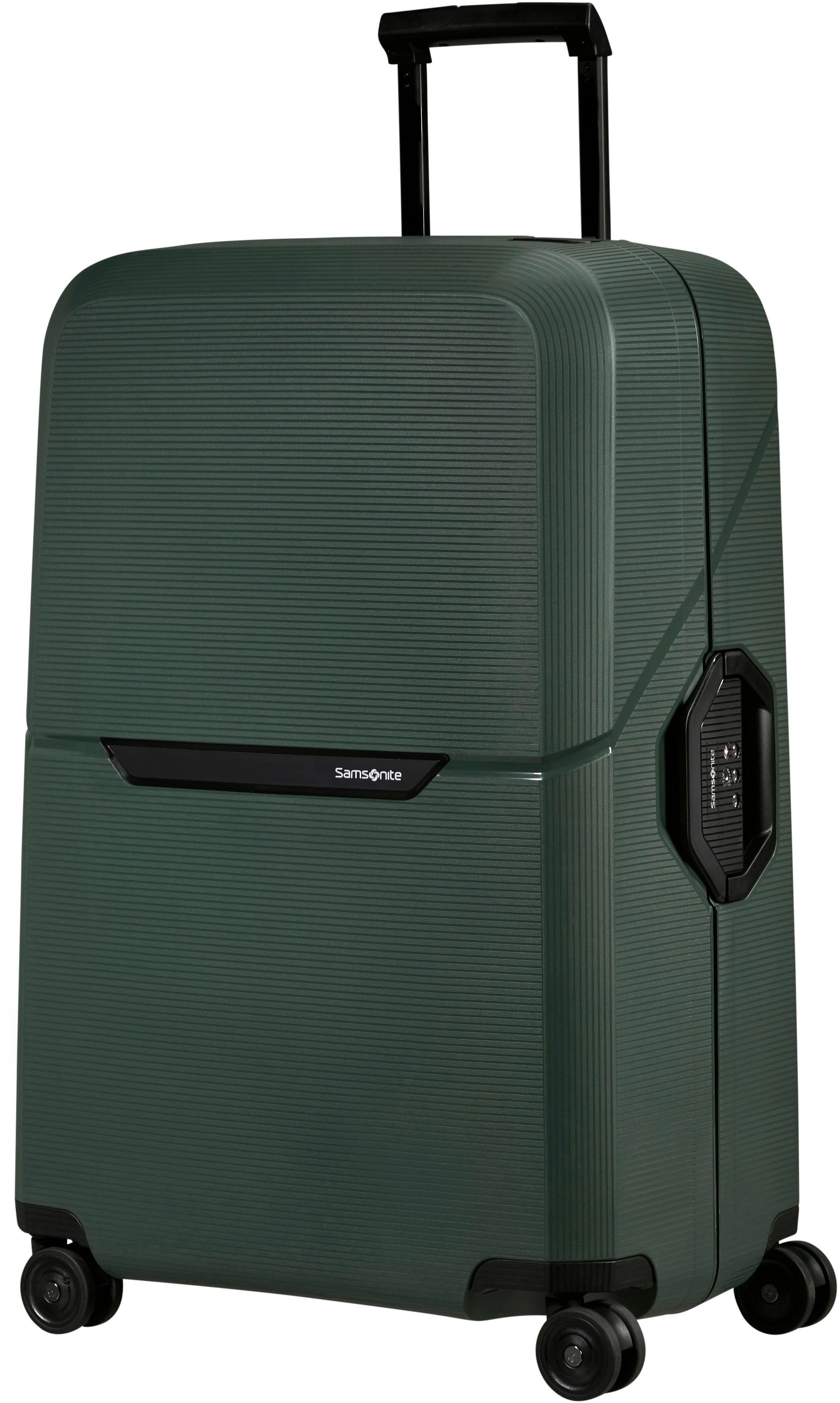 4 Hartschalen-Trolley aus Made recyceltem Europe in 75 Samsonite green, forest Material; cm, Rollen, Eco Magnum