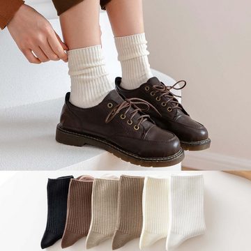 KIKI ABS-Socken 6 Paar Socken aus Premium-Baumwolle,für Freizeitkleidung,bequeme