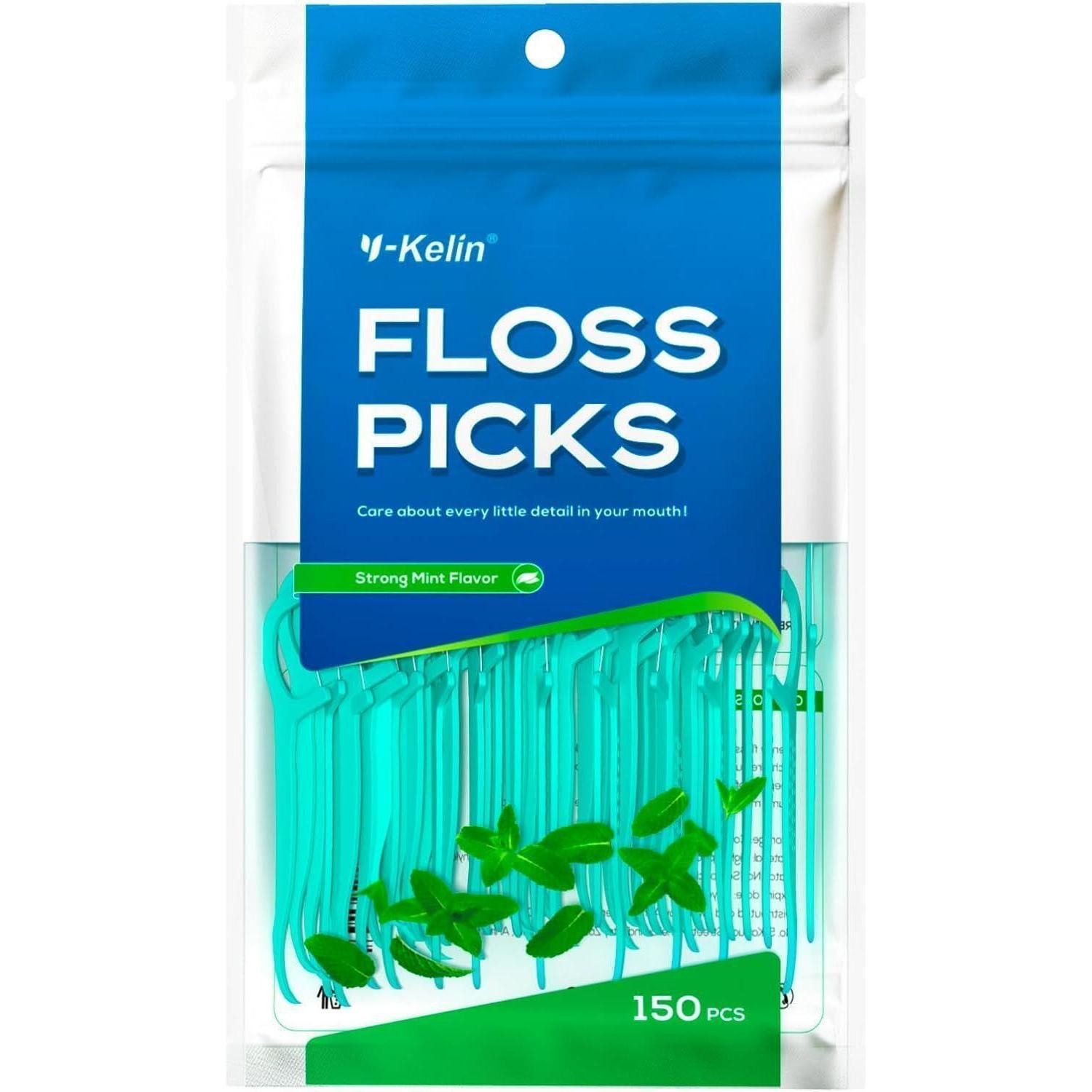 LuxusKollektion Zahnseide-Stick 150 Zahnseide Sticks Backenzähne Reinigung Zahnzwischenräume
