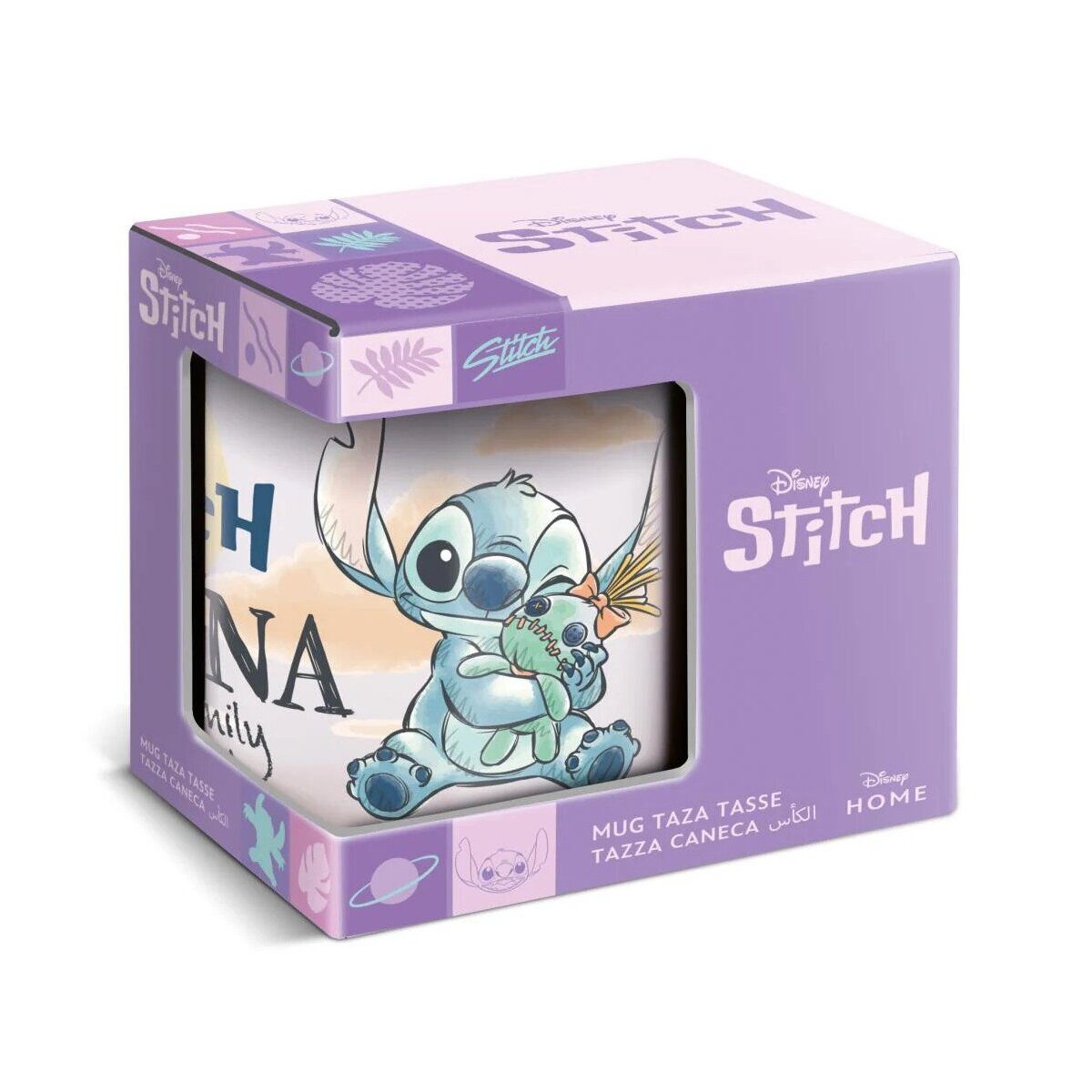 Lilo & Stitch Tasse Disney Lilo und Stitch Family Porzellantasse 325 ml, 1-tlg.