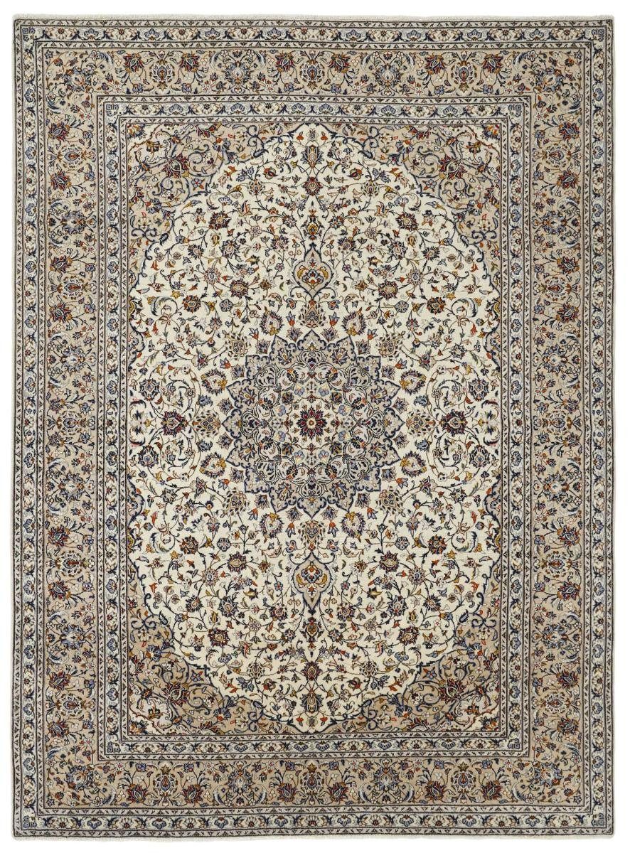 Orientteppich Keshan 249x347 Handgeknüpfter Orientteppich / Perserteppich, Nain Trading, rechteckig, Höhe: 12 mm
