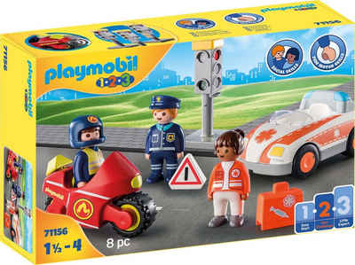 Playmobil® Konstruktions-Spielset Helden des Alltags (71156), Playmobil 1-2-3, (8 St), Made in Europe