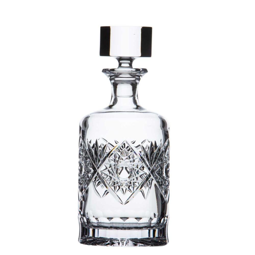 Karaffe Whiskykaraffe Santra (25 cm) Kristallglas mundgeblasen · von Hand gesc