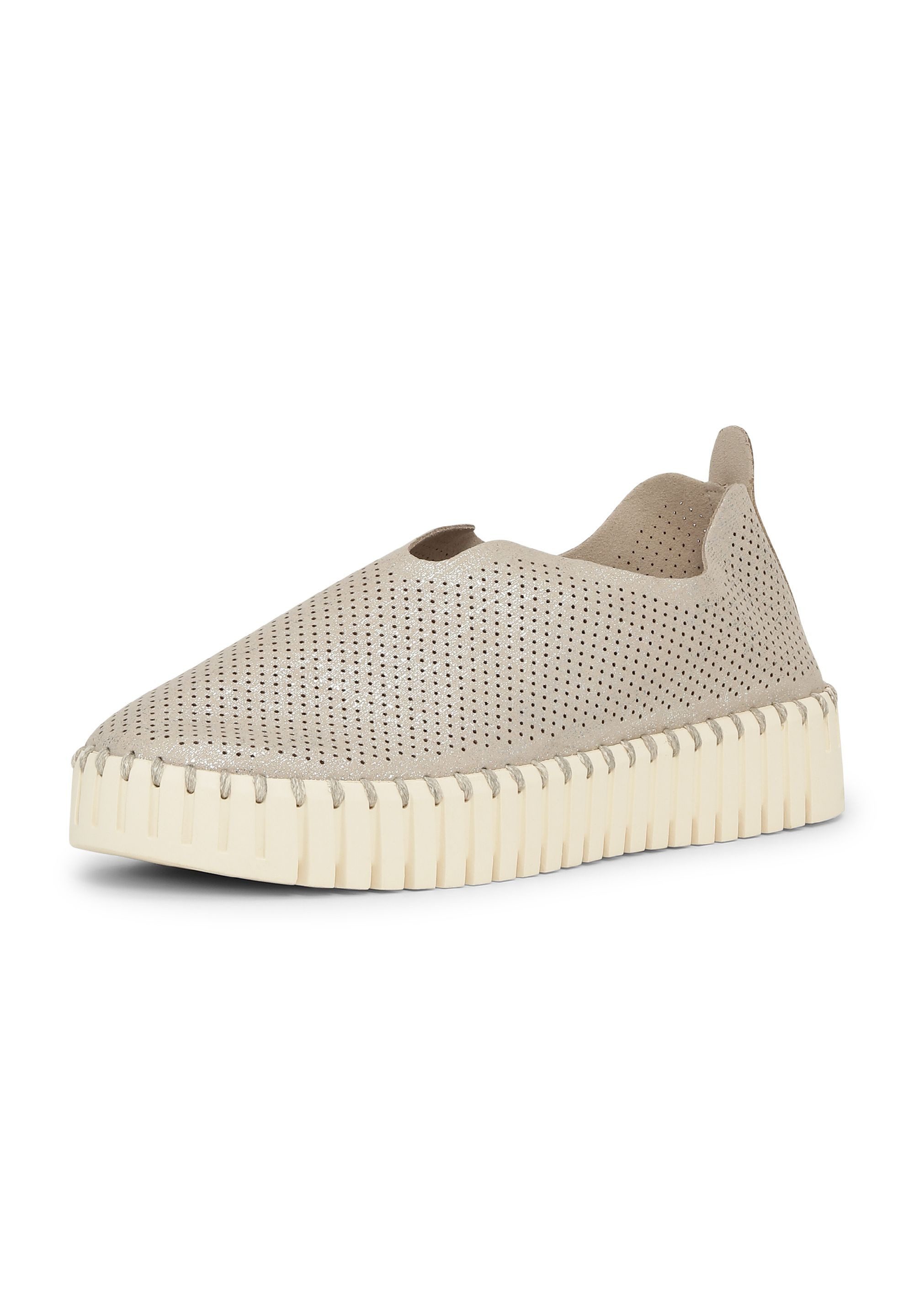 Ilse Jacobsen TULIP3577 Slipper Plateausohle, atmungsaktive Mikrofaser, hoher Tragekomfort