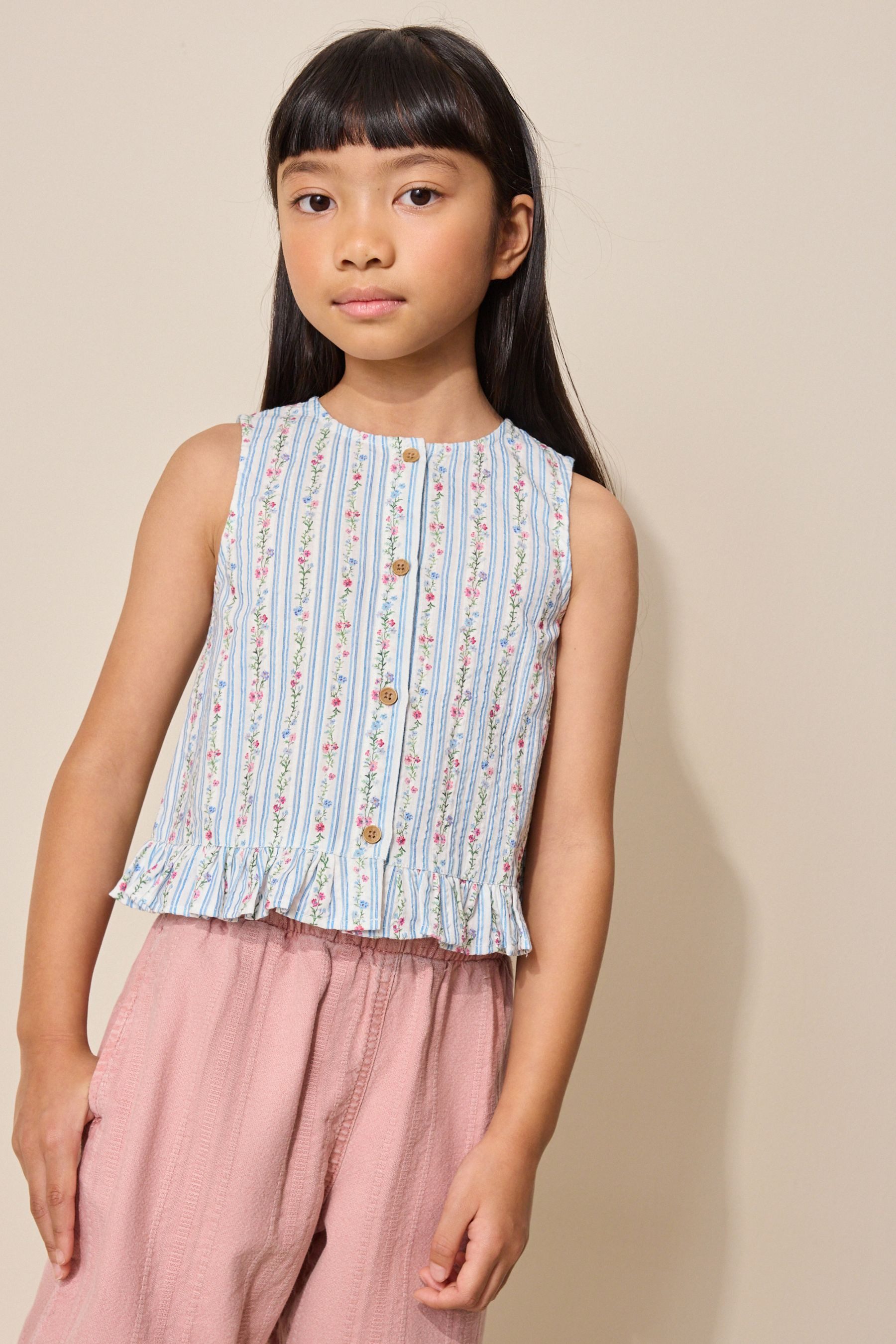 Next Blusentop Ärmellose Weste (1-tlg)