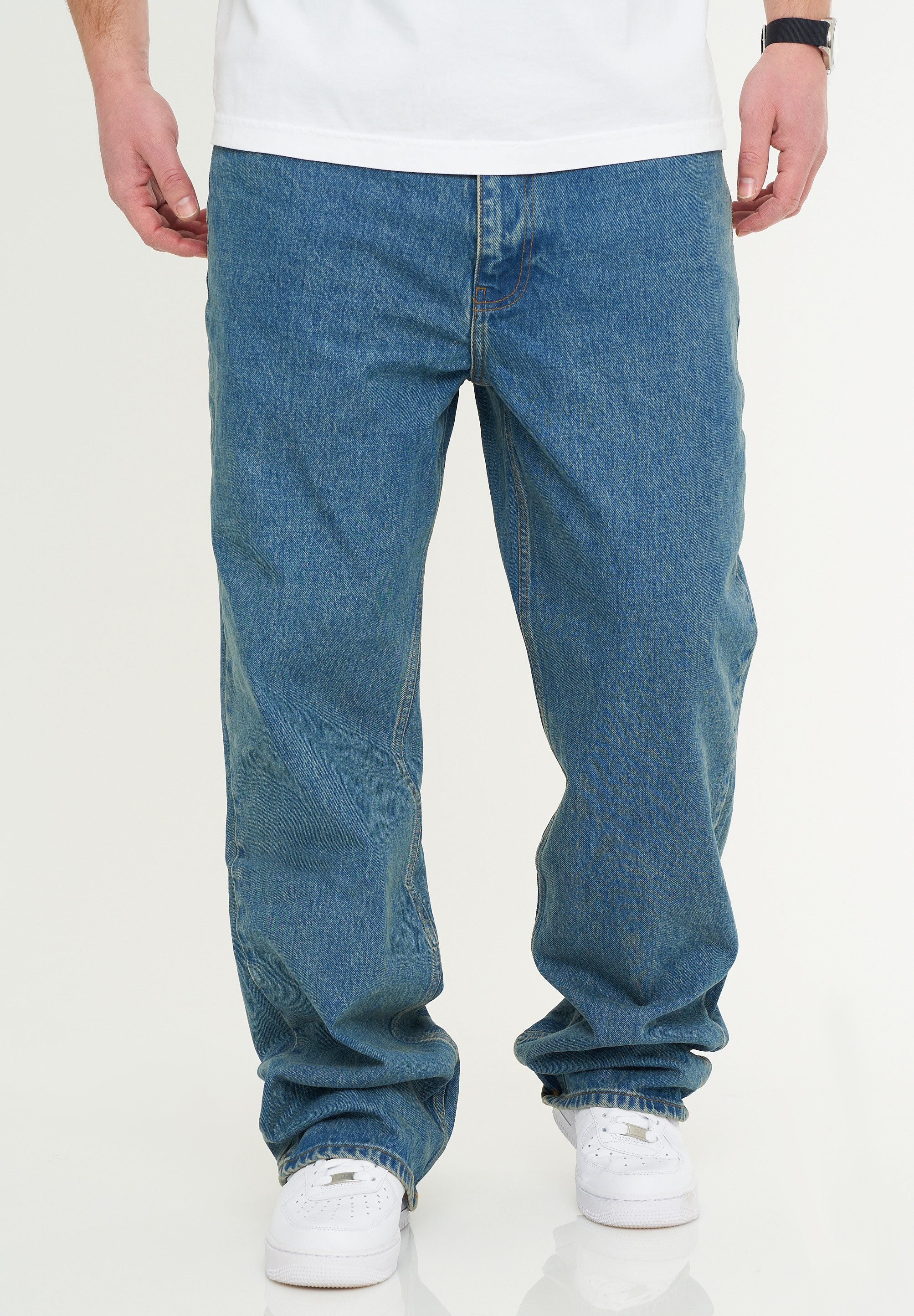 DAILY COTTON Loose-fit-Jeans DCCOTIA Herren Lange Hose Jeans Loose-Fit Bagg günstig online kaufen