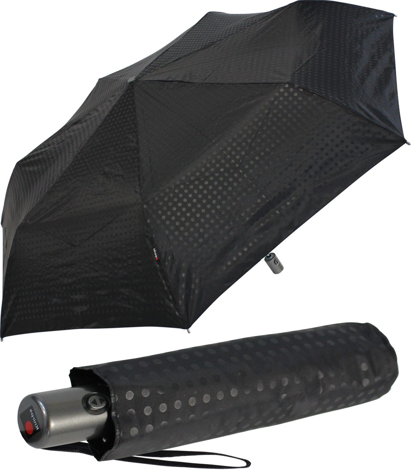 seine Automatik Knirps® praktisch schmaler mit Schirm leichter, durch besonders Taschenregenschirm Auf-Zu-Automatik,