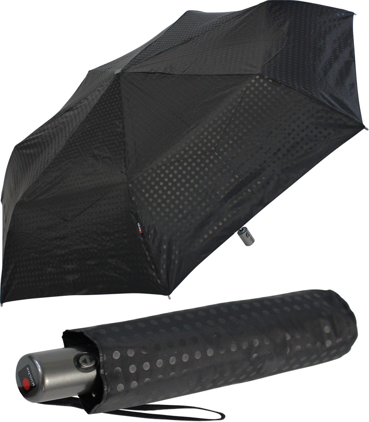 Taschenregenschirm leichter, schmaler Schirm mit Auf-Zu-Automatik