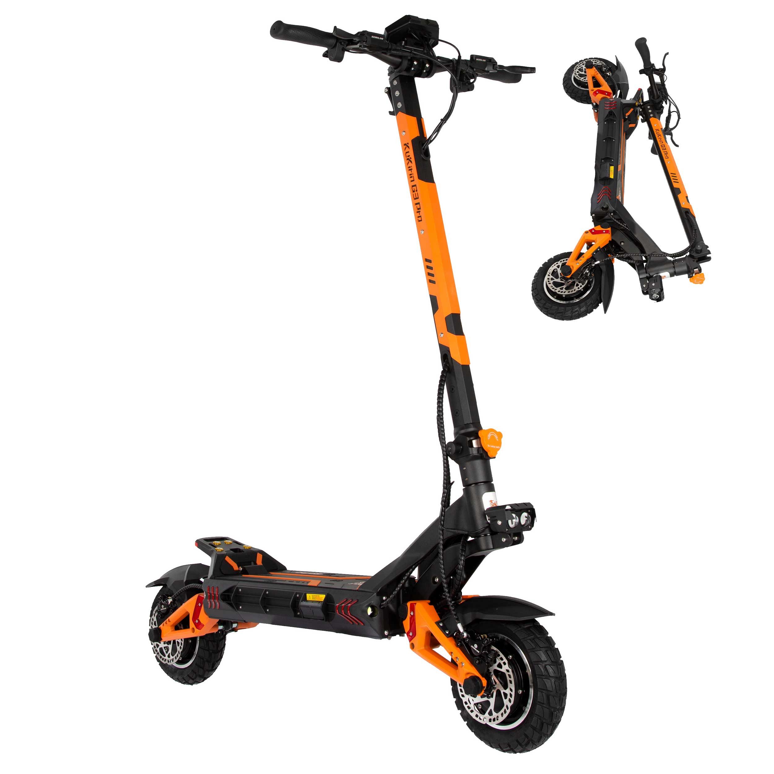 Vankel E-Scooter KuKirin T3 800W 48V 15,6Ah 45km/h 748Wh 26N·m, Keine Straßenzulassung: ausschließlich auf Privatgelände verwenden