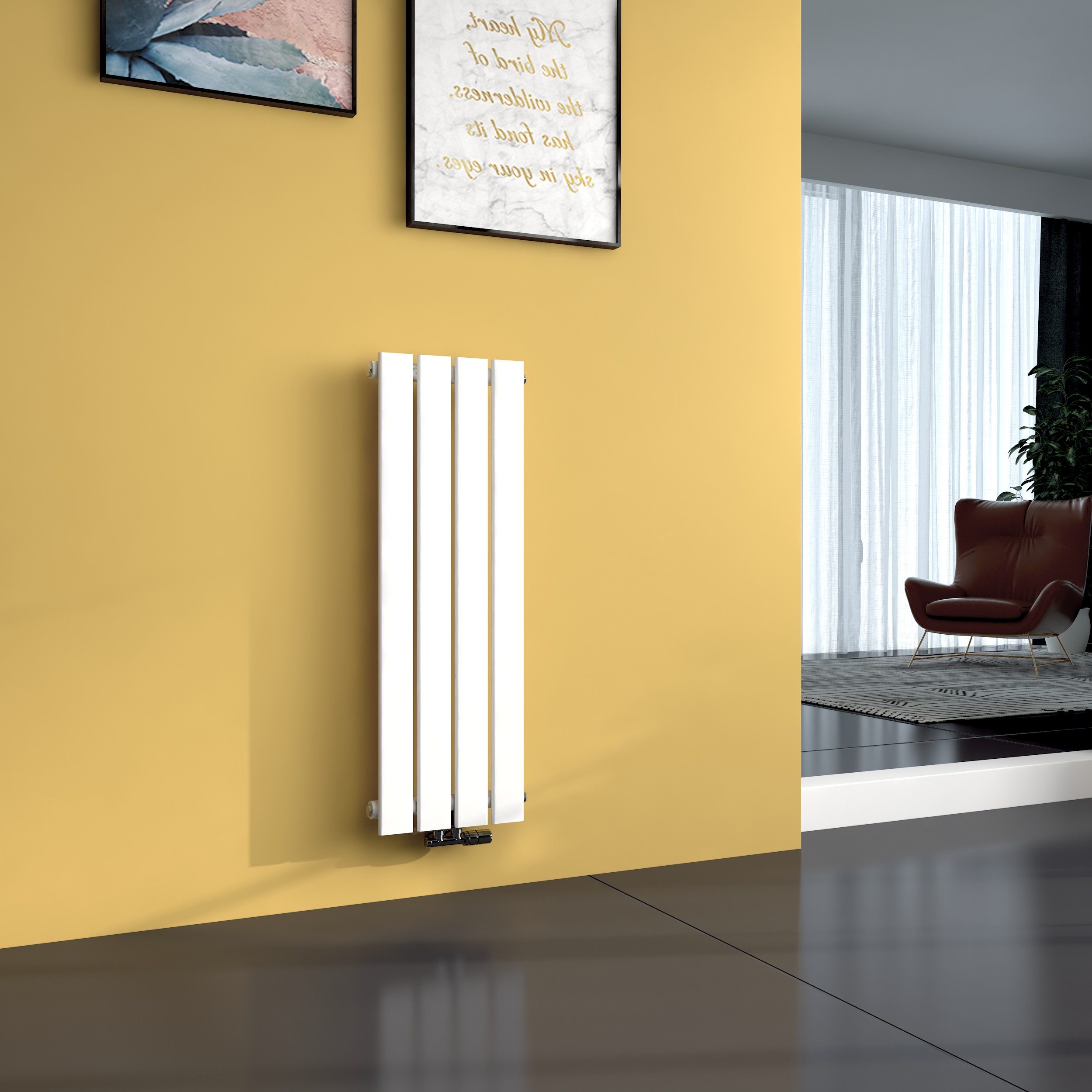 EMKE Heizkörper 900x 300 mm Badheizkörper Paneelheizkörper Kompaktheizkörpe günstig online kaufen