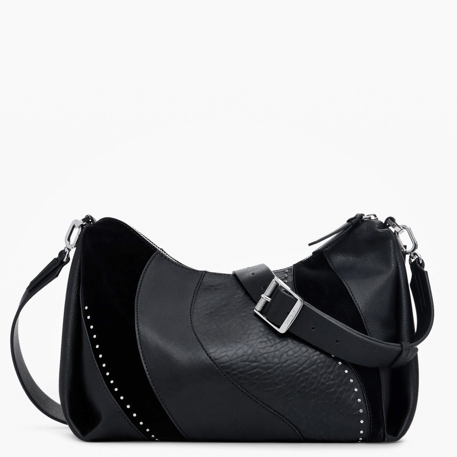 Desigual Umhängetasche Desigual Schultertasche Kahlo Mayari Maxi Black (1, 1-tlg., 1)