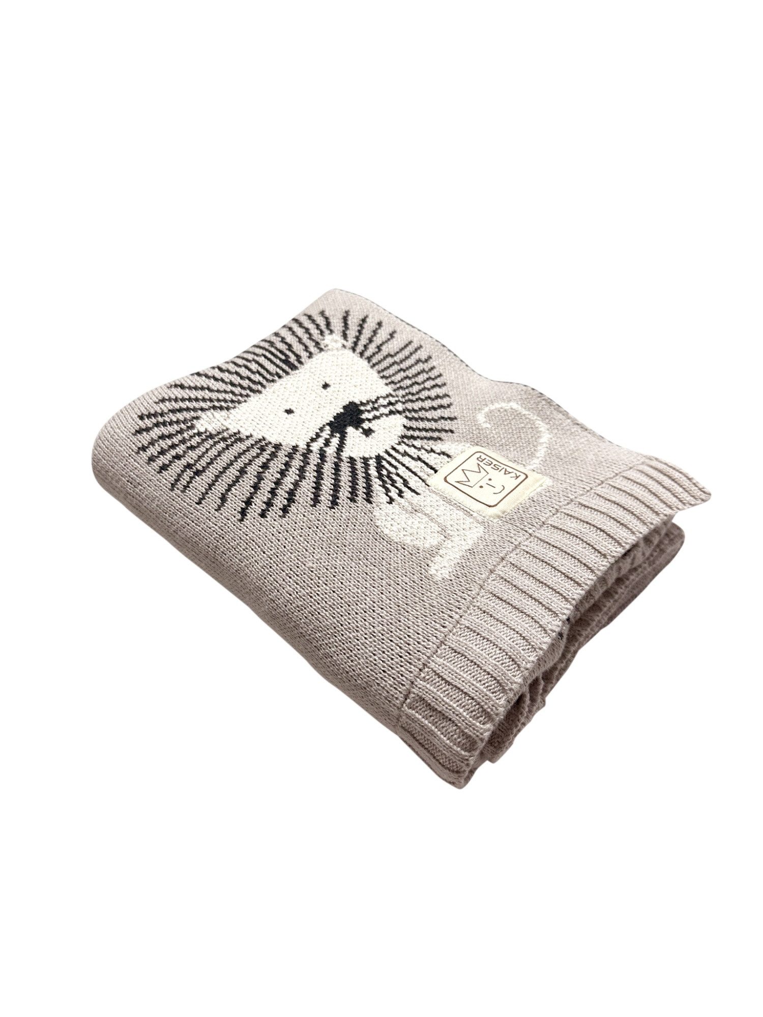 Babydecke Lion Babydecke Strick, Kaiser