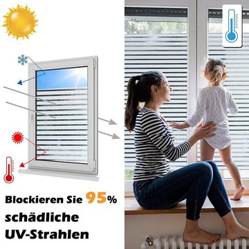 Fensterfolie Fensterfolie Milchglasfolie Sichtschutzfolie Selbstklebend 60,90cm, Clanmacy