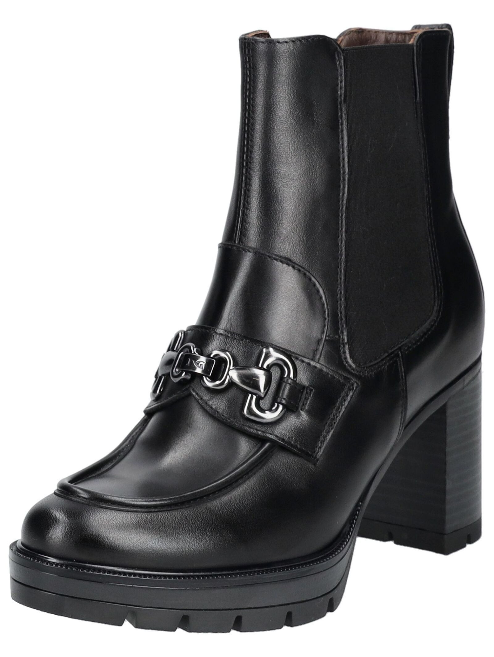 Nero Giardini Stiefelette Leder/Textil High-Heel-Stiefelette günstig online kaufen