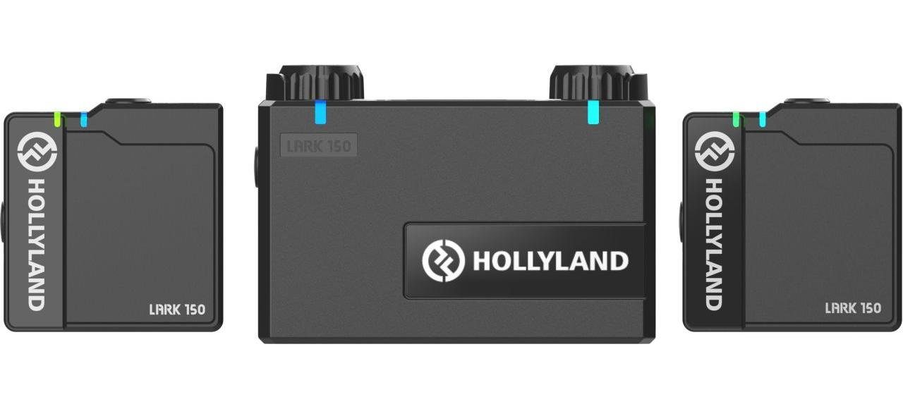 2 Hollyland schwarz Lark Transmittern 150 mit Camcorder (2:1)