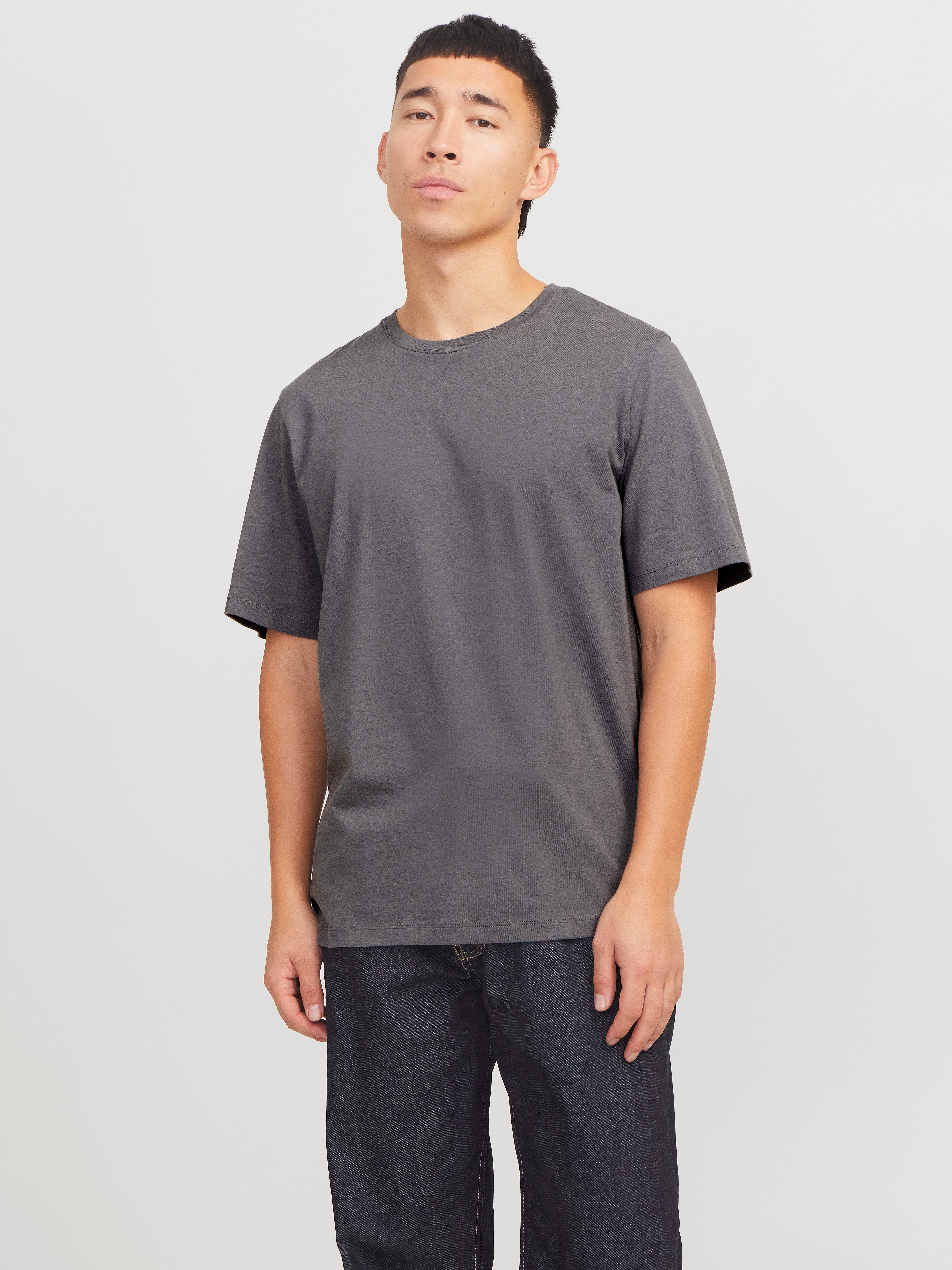 Jack & Jones Rundhalsshirt JJEORGANIC BASIC günstig online kaufen