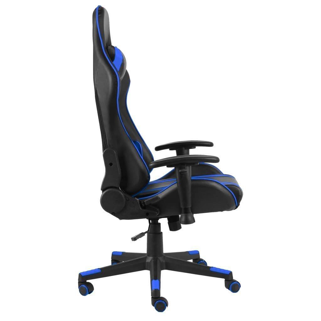 vidaXL Gaming-Stuhl Gaming-Stuhl Drehbar PVC | Blau Blau St) (1 Blau