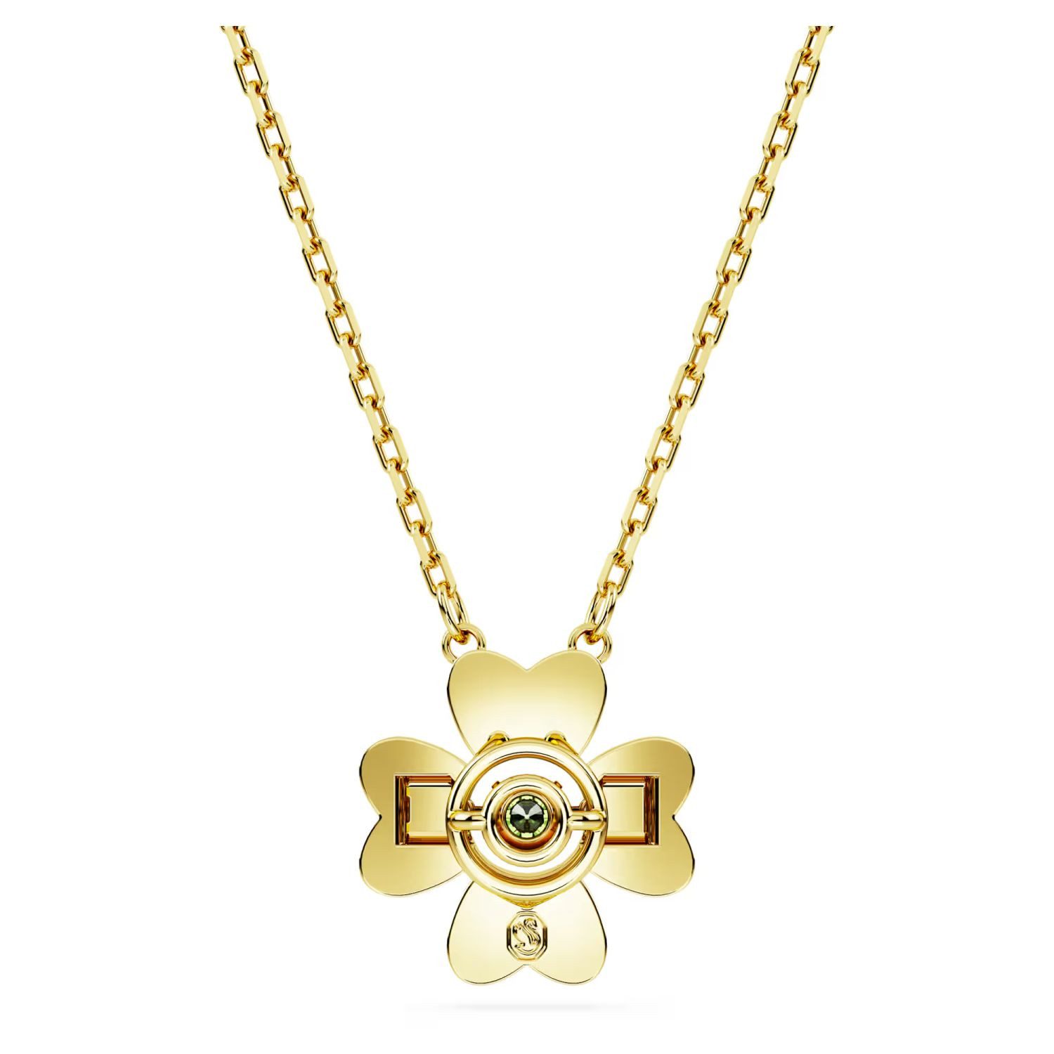 Swarovski Kette mit Anhänger Glückskle...