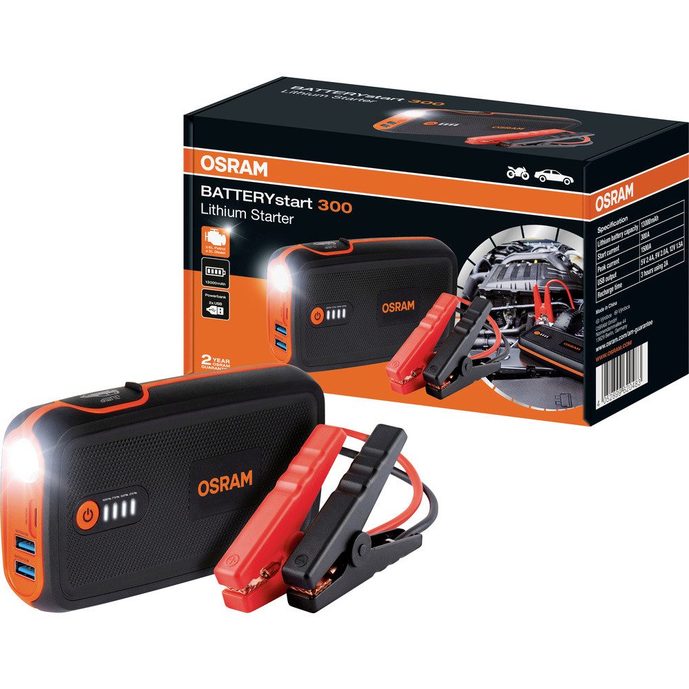 Osram Osram Automotive Schnellstartsystem BATTERYstart 300 OBSL300 Starthilf Energiestation
