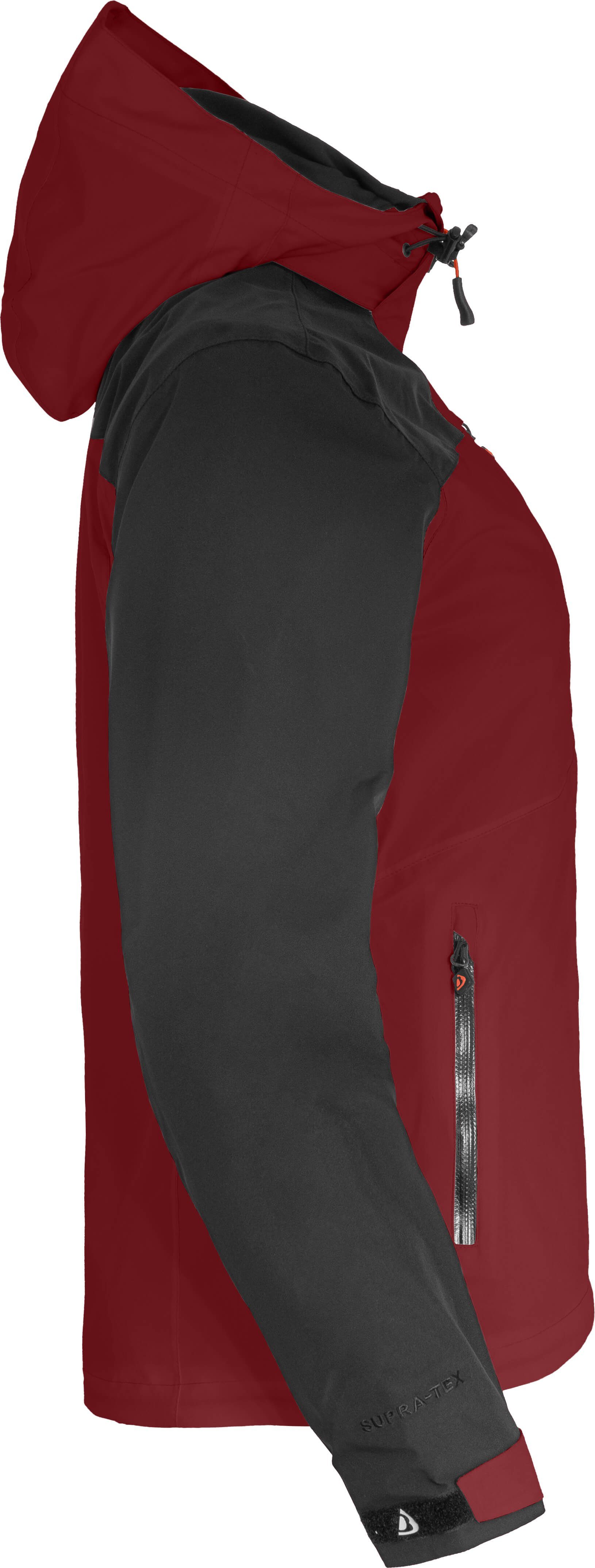 Normalgrößen, Fleece Doppeljacke Bergson Wassersäule, Tomaten mm rot 20000 Regenjacke, Innenjacke, Outdoorjacke Damen KURRIKA