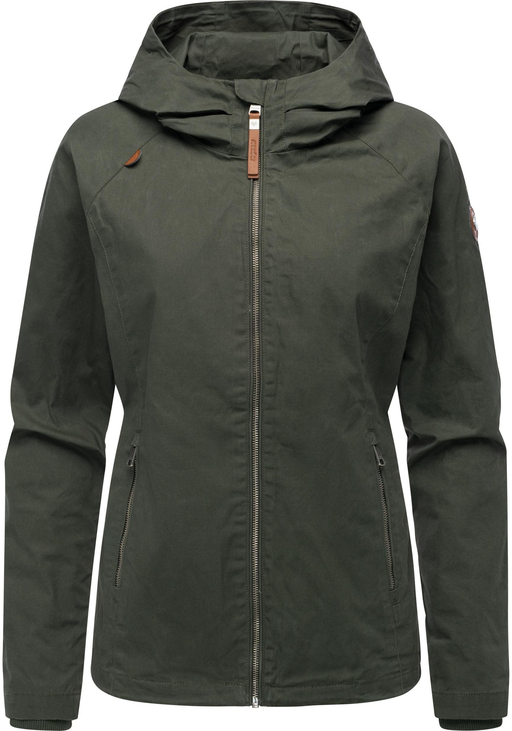 Ragwear Outdoorjacke Dizzea Vintage YOUMODO Beschichtete Damen Übergangsjac günstig online kaufen