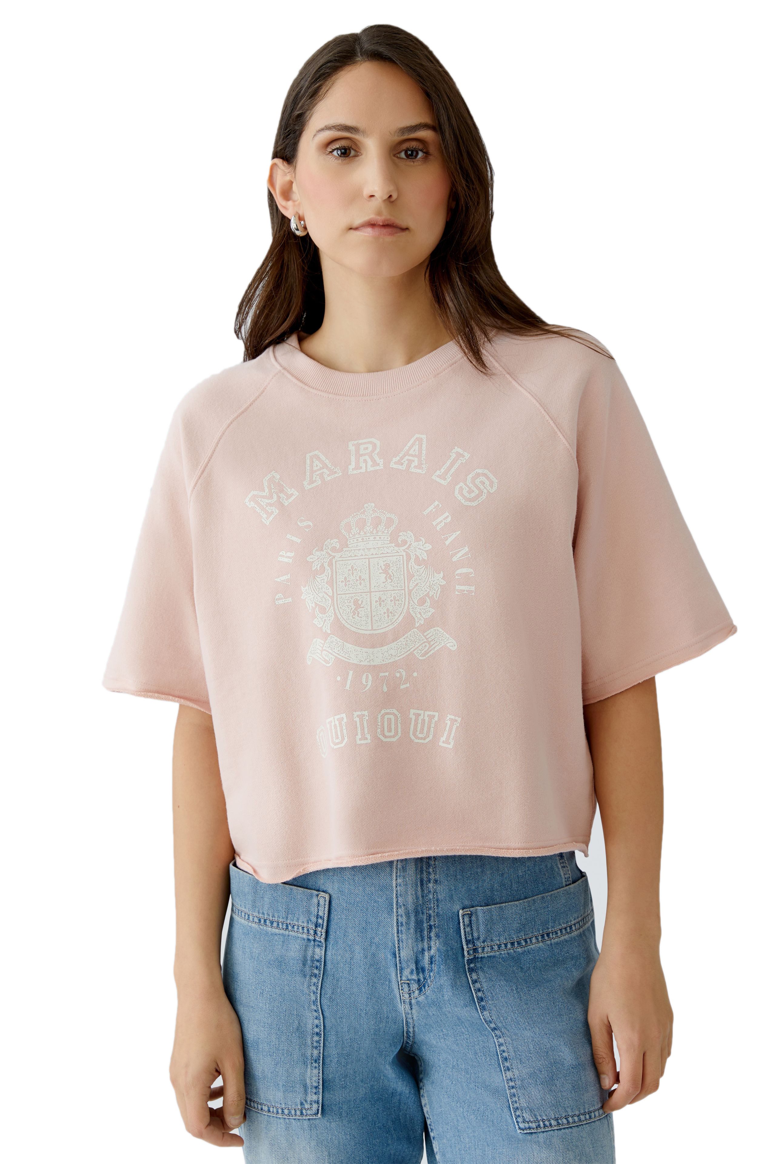 Oui Sweatshirt Oui Leichtes Sweatshirt Oversized (1-tlg)